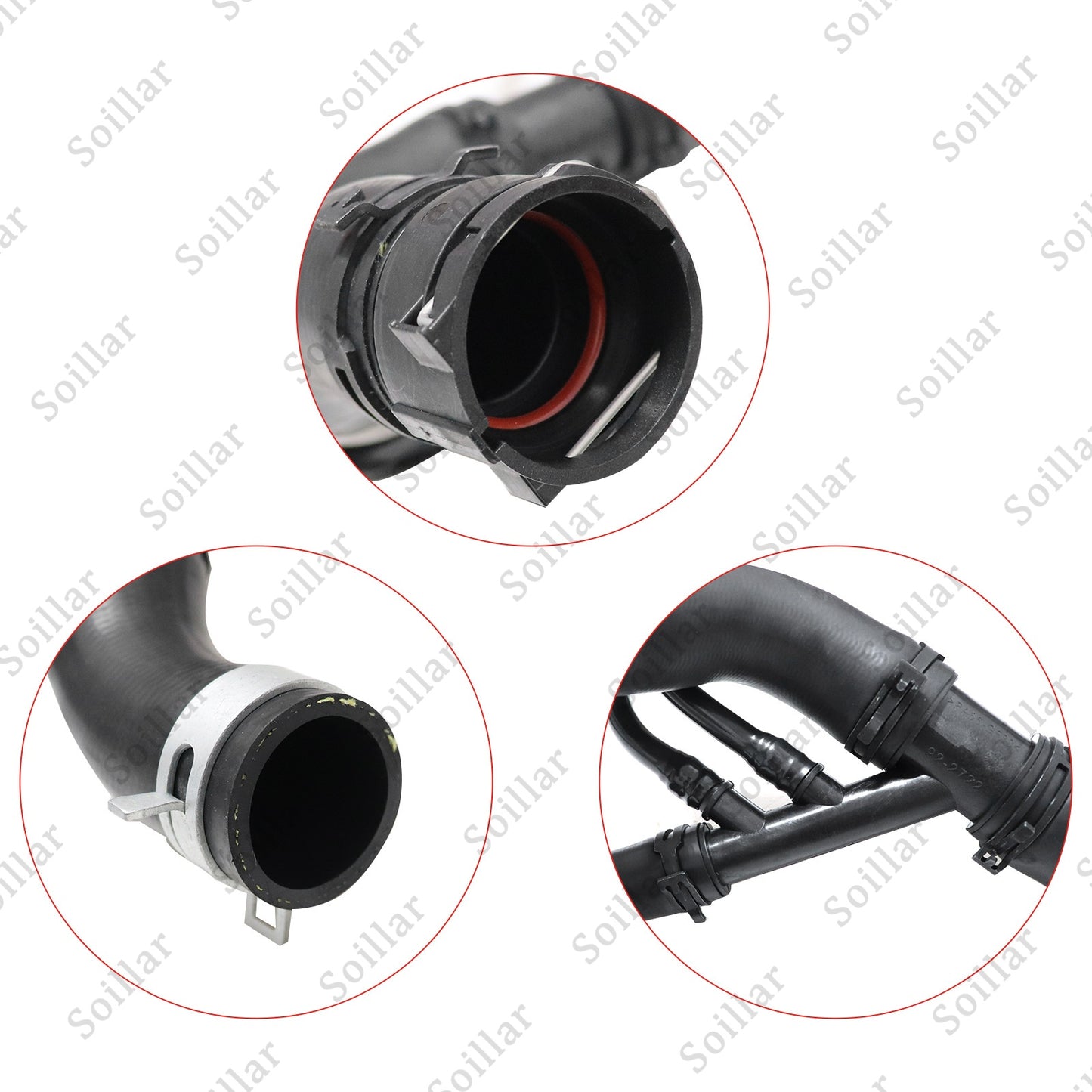 LR034637 Coolant Pipe Upper Supercharger Hose For Land Rover Range Rover Sport