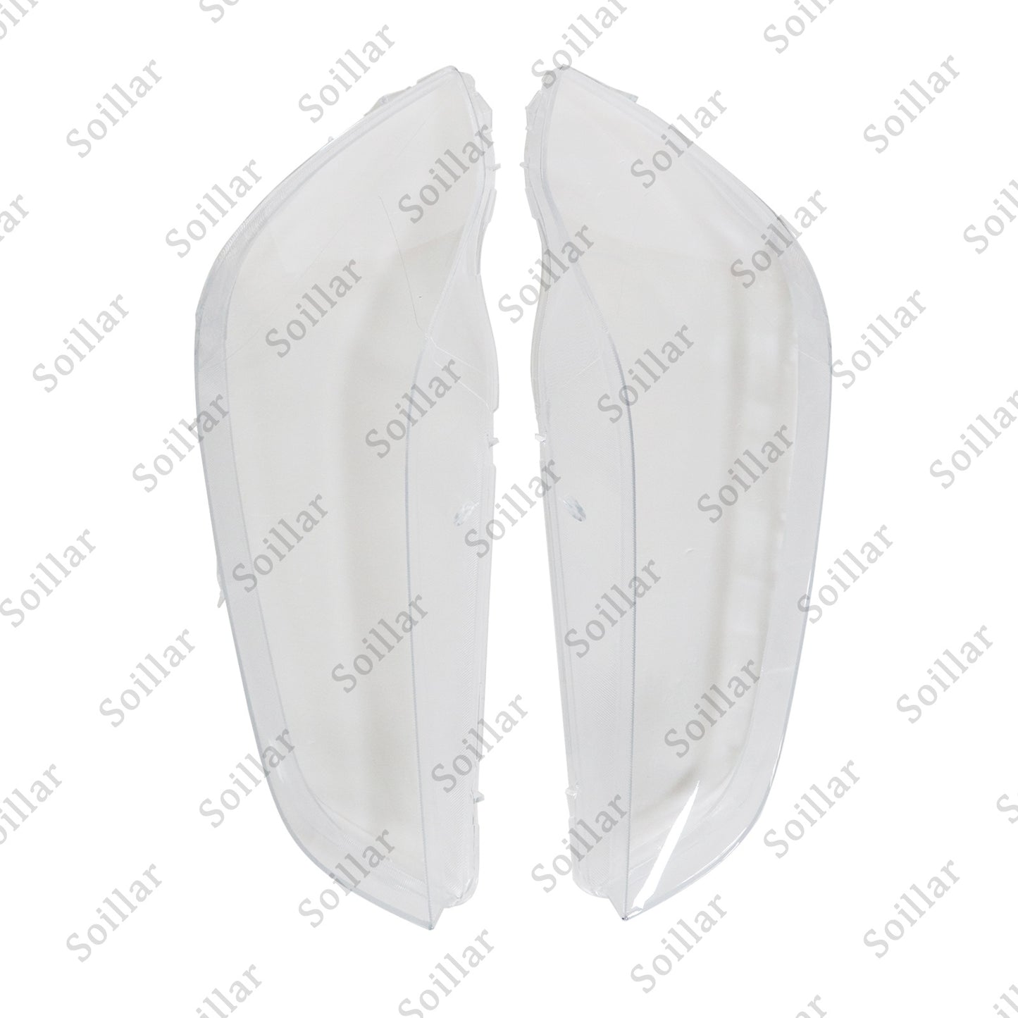 Pair Clear Headlight Lens Cover For Maserati Ghibli 4-Door 2014-2018 2019-2022