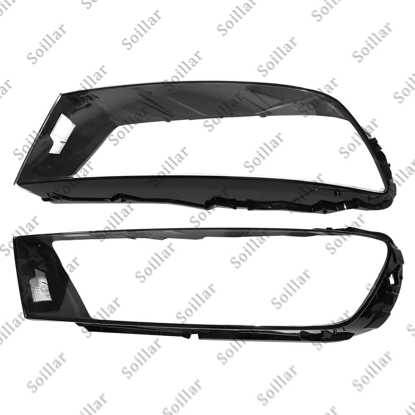 Left Right Headlamp Cover Headlight Shell Lens For Audi Q7 2017-2019
