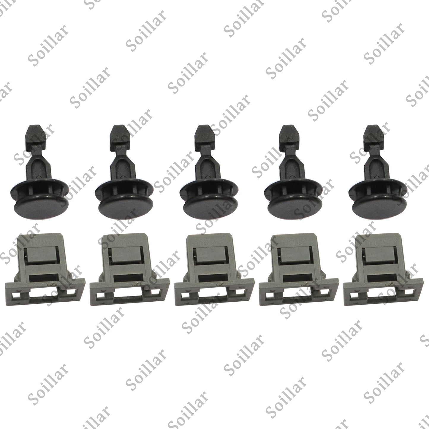 5 Sets Car Striker Engine Bulkhead Cover Retainer Clips For 18-24 Honda Odyssey