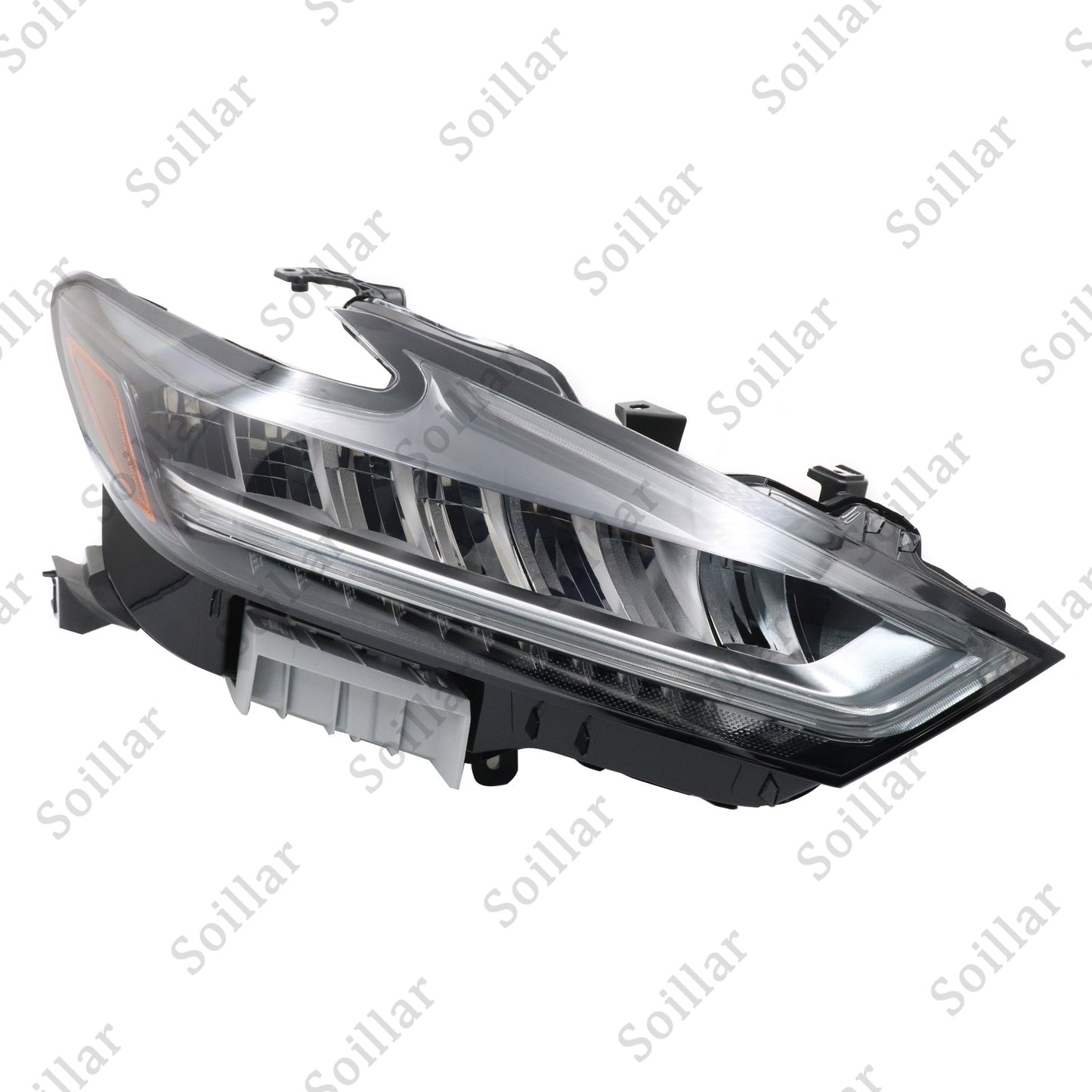For Nissan Maxima 2019 2020 2021 Headlight LED Housing Chrome Passenger RH Side