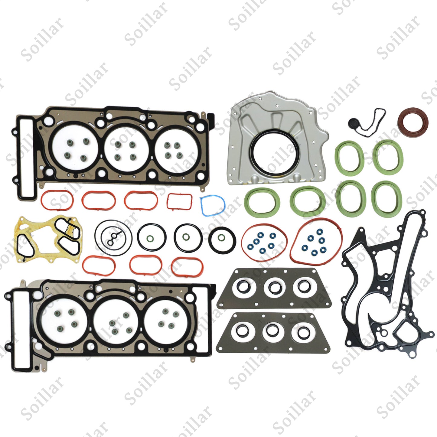 Engine Gasket Set Repair Kit For Mercedes-Benz X166 W166 W221 C207 M276 3.5L