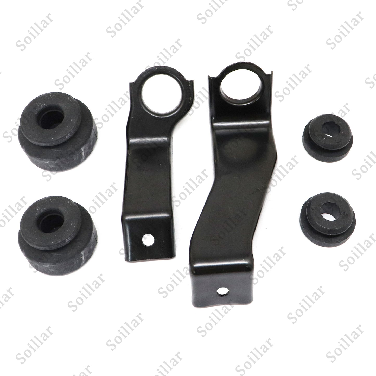 1 Set For Honda Civic 2016-2021 Stay Inter-Cooler Bracket & Bushing Upper Lower