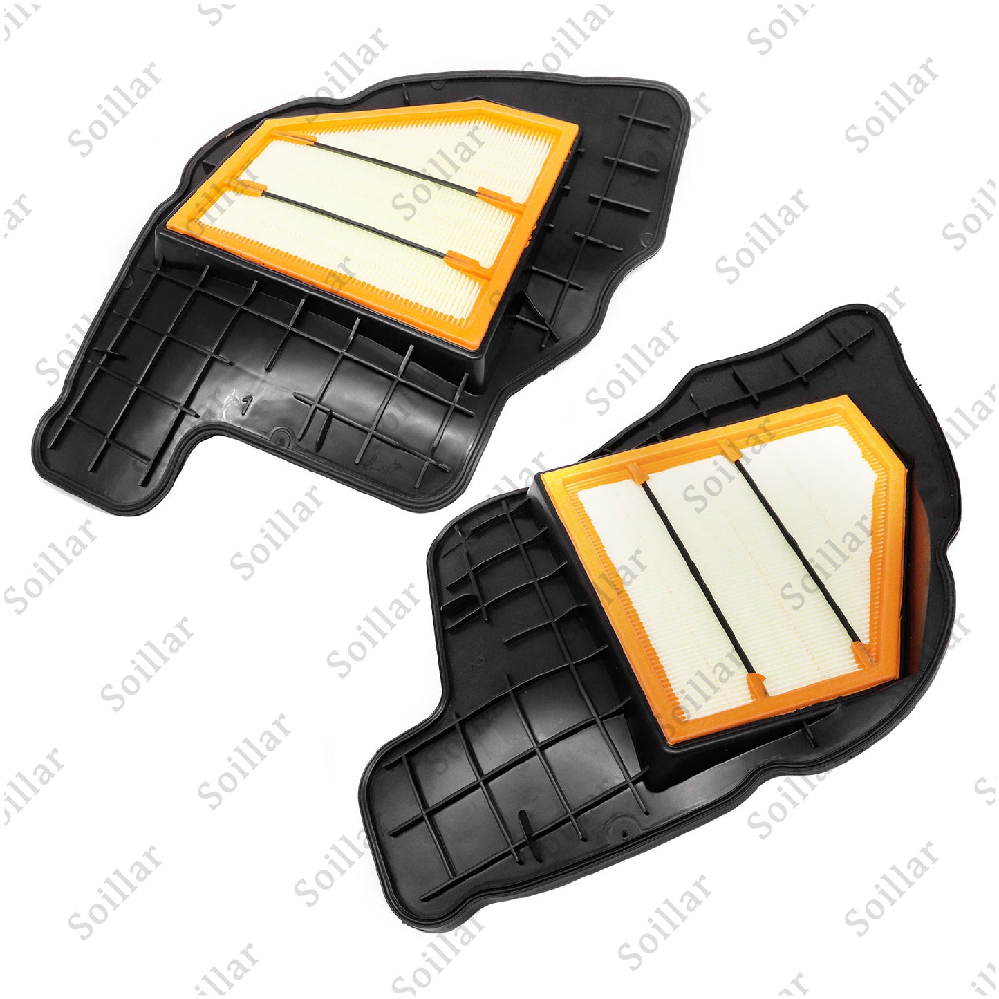 Engine Air Filter Pair For BMW 550i 650i 750i 750Li X5 X6 4.4L Left & Right