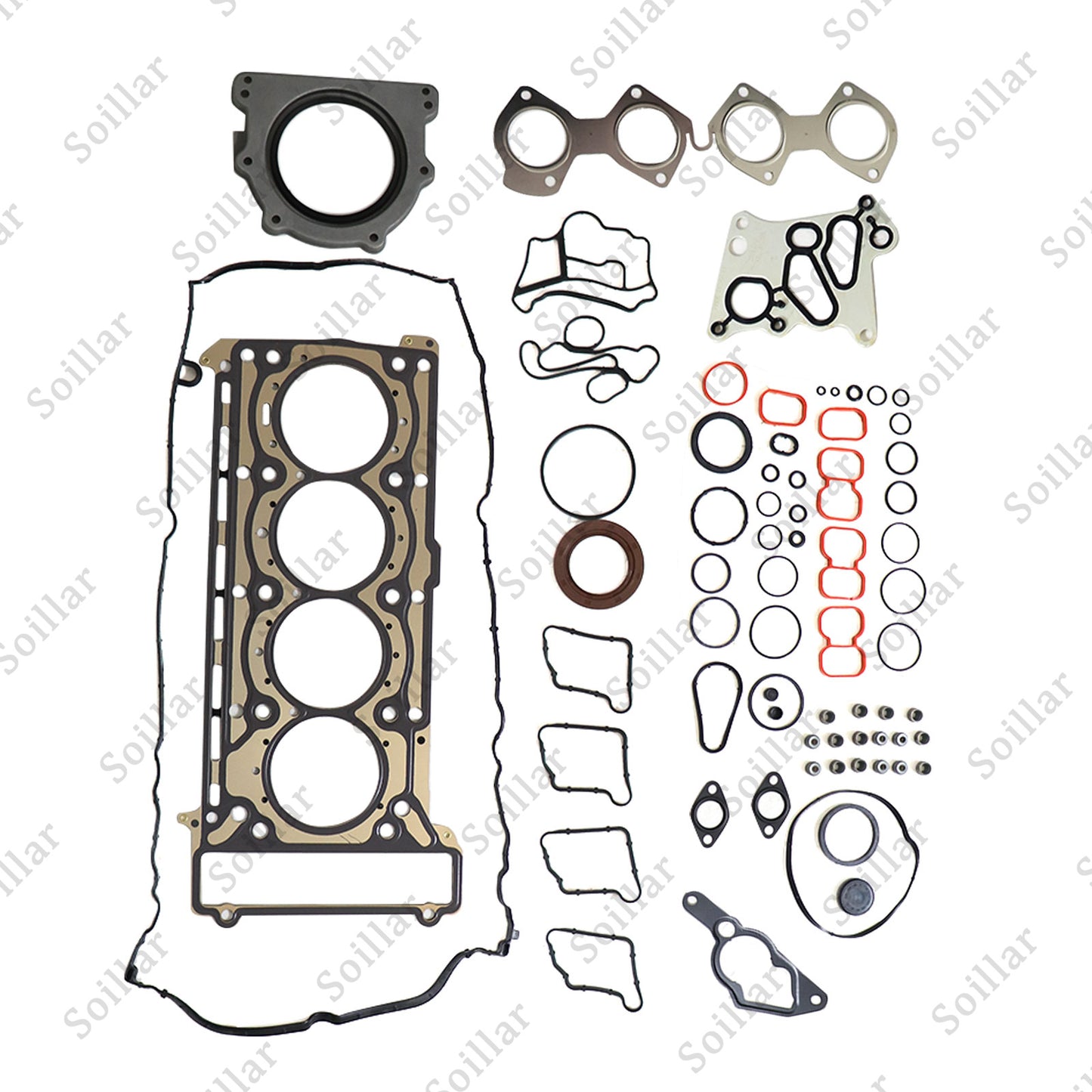 Engine Rebuild Overhaul Gasket Seals Kit For 1.8T Mercedes-Benz M271 W204 W212
