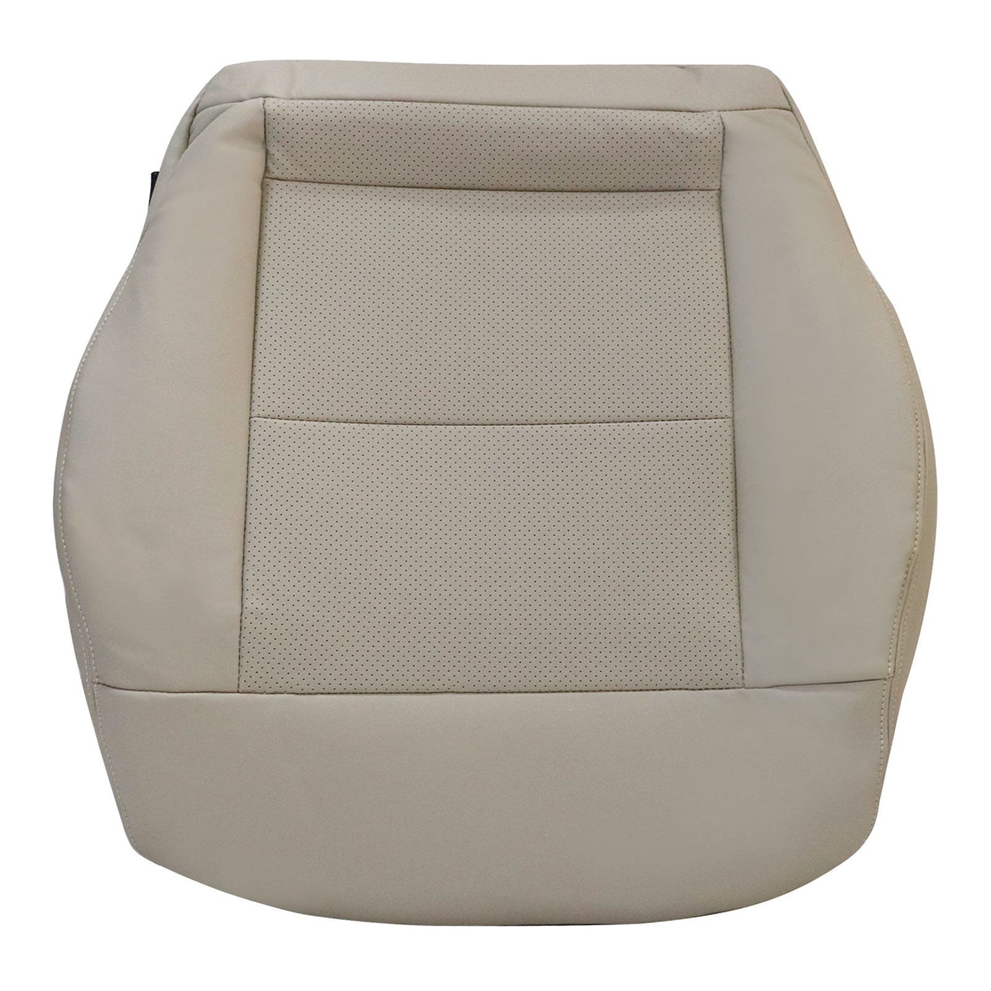 For 2010-2016 Mercedes Benz E200 E250 E300 E350 Driver & Passenger Bottom & Top PERFORATED Leather Seat Cover Tan
