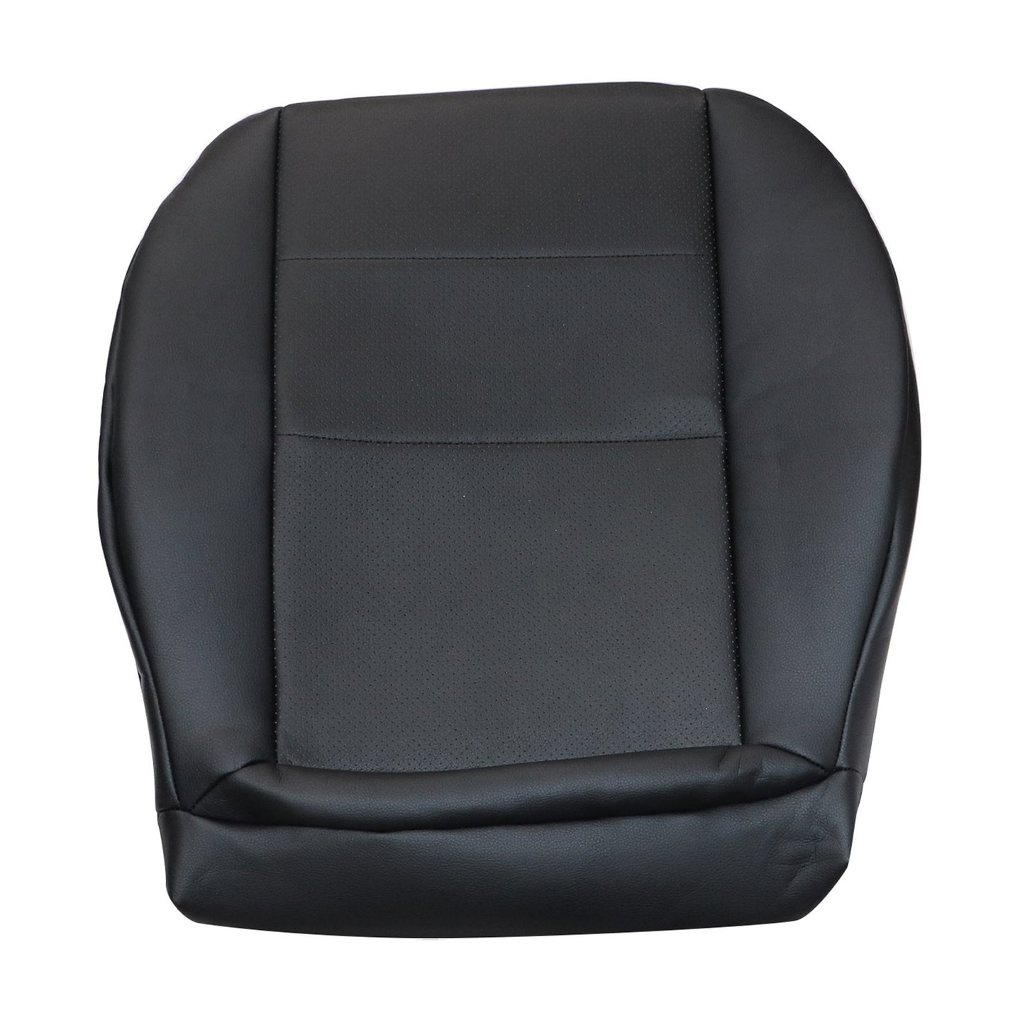 For 2008-2014 Mercedes Benz C250 C300 C350 Driver & Passenger Bottom & Top Replacement Leather Seat Cover Black