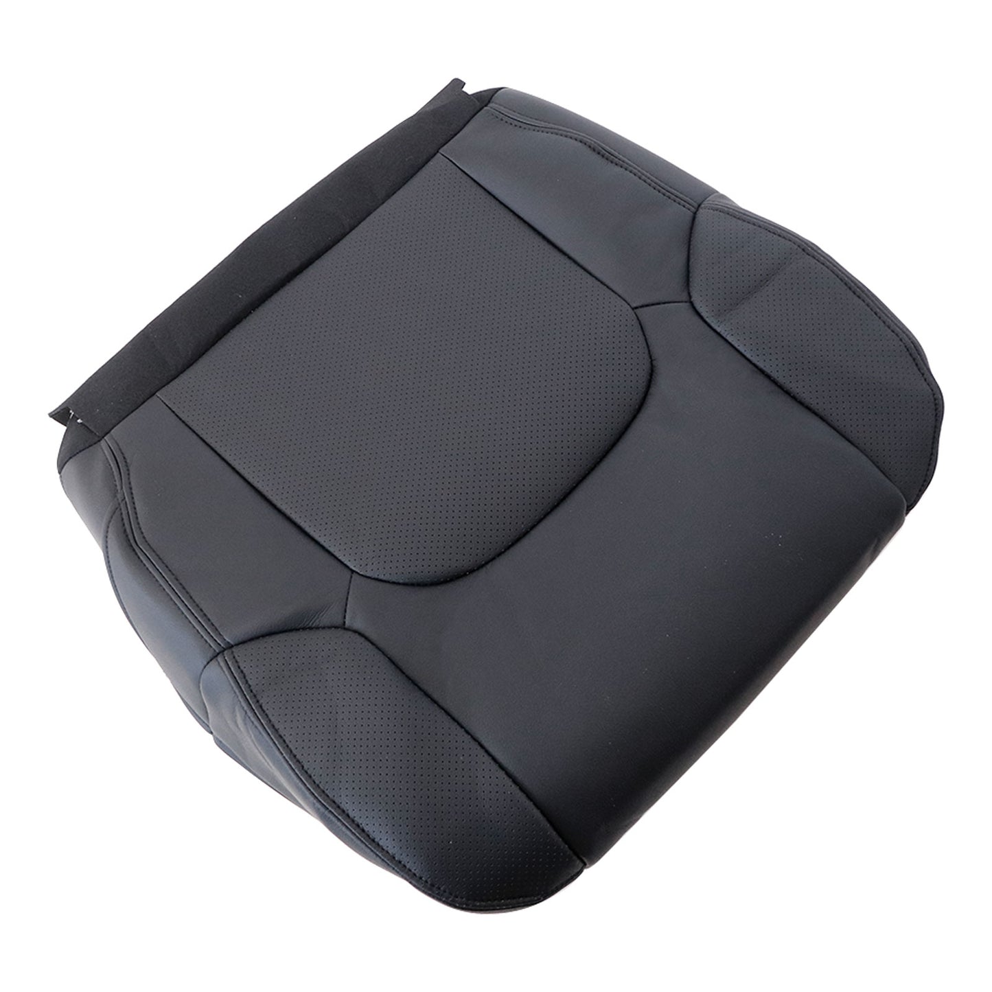 For 2005-2021 Nissan Frontier SL LE Pro-4x S SV Driver & Passenger Bottom Leather Seat Cover Black