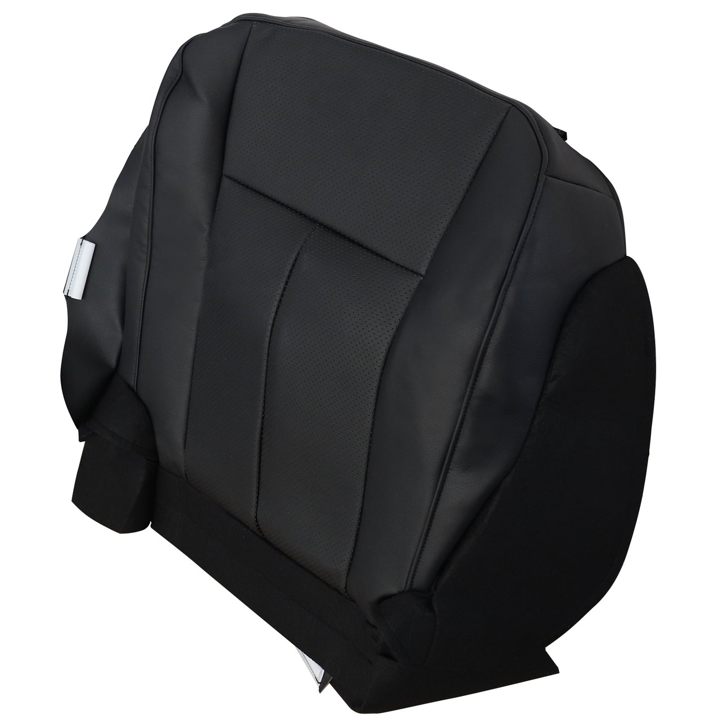 For 2007-2014 Ford Expedition Limited Front Driver & Passenger Bottom & Top Leather Seat Cover Black
