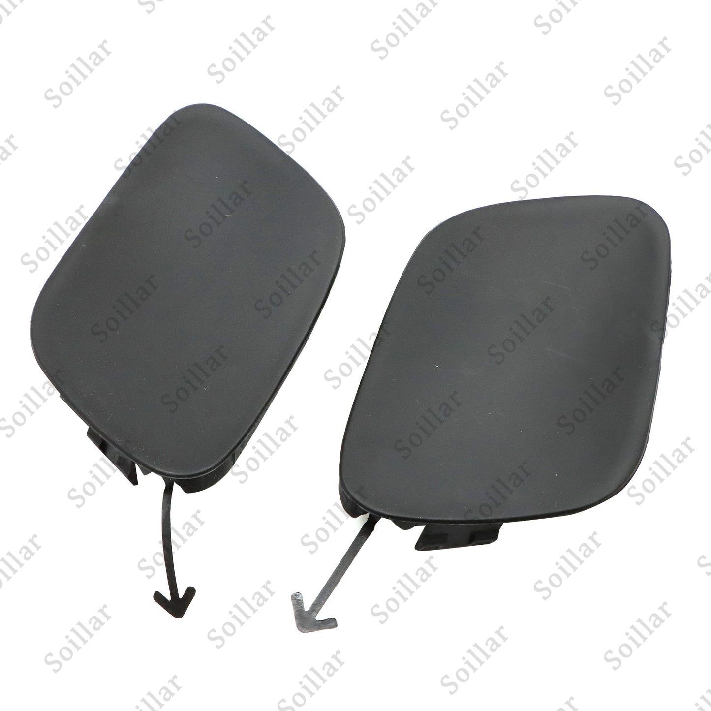 For Toyota Prius 2019-23 Left+Right Side Car Tow Hook Eye Cap Covers Primed