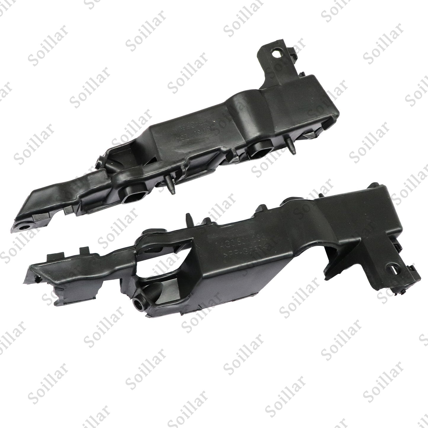 2Pcs for Audi A6 S6 2012-2018 Front Bumper Bracket Driver & Passenger Side