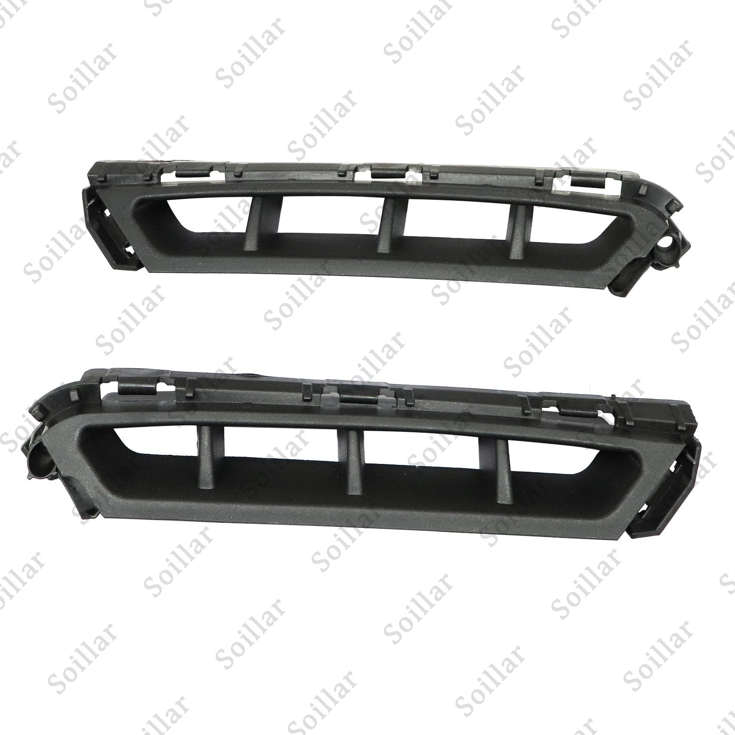 Pair Front Left & Right Bumper Air Curtain Grille Fit 2019-2020 Hyundai Elantra