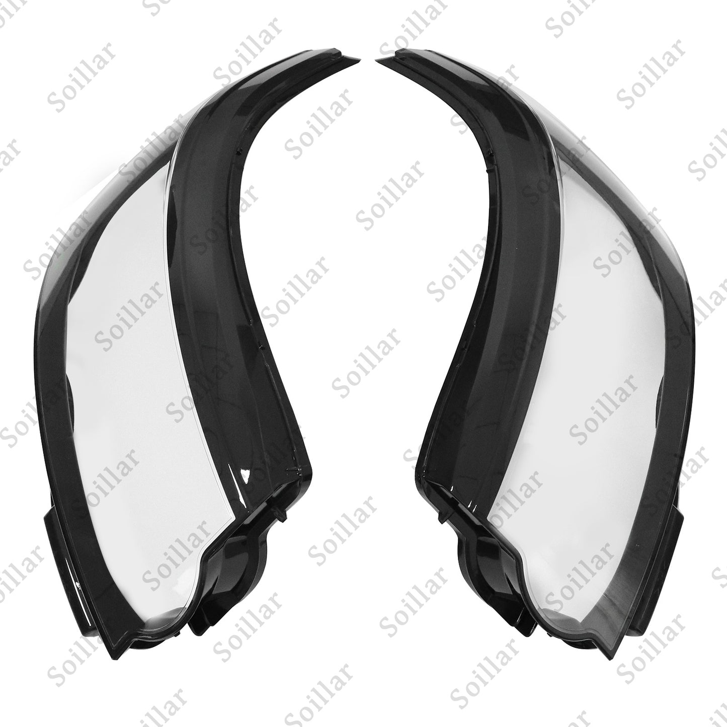 Left & Right Headlight Lens Cover For 2014-2017 Land Rover Range Rover