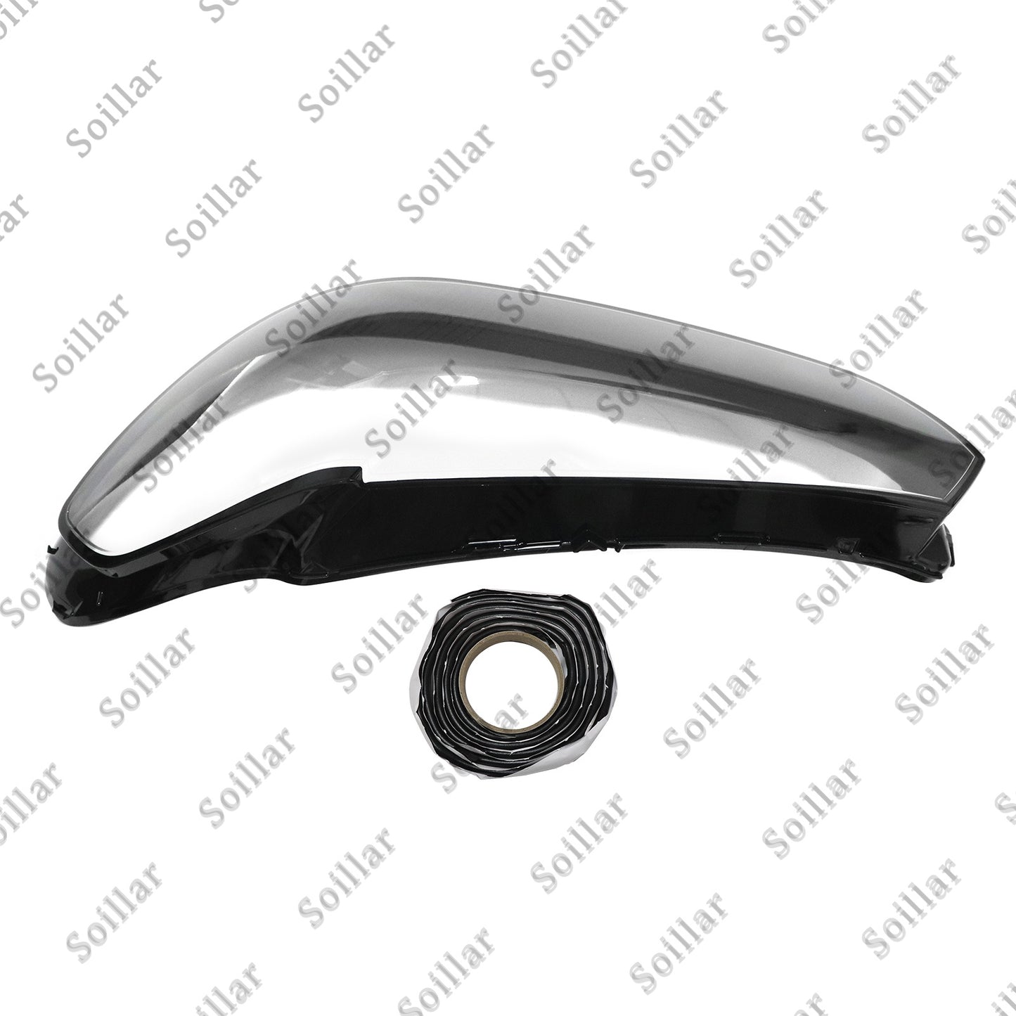 Left Side Front Headlight Lens Clear Cover+Sealant Fit BMW X3 X4 2022-2024 1Pcs