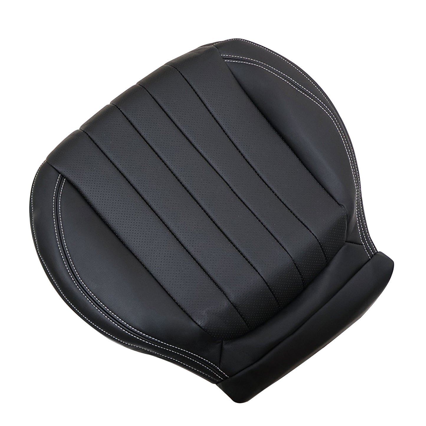 For 2017-2020 Mercedes Benz E300 E350 E400 E450 Driver Bottom Leather Seat Cover Black