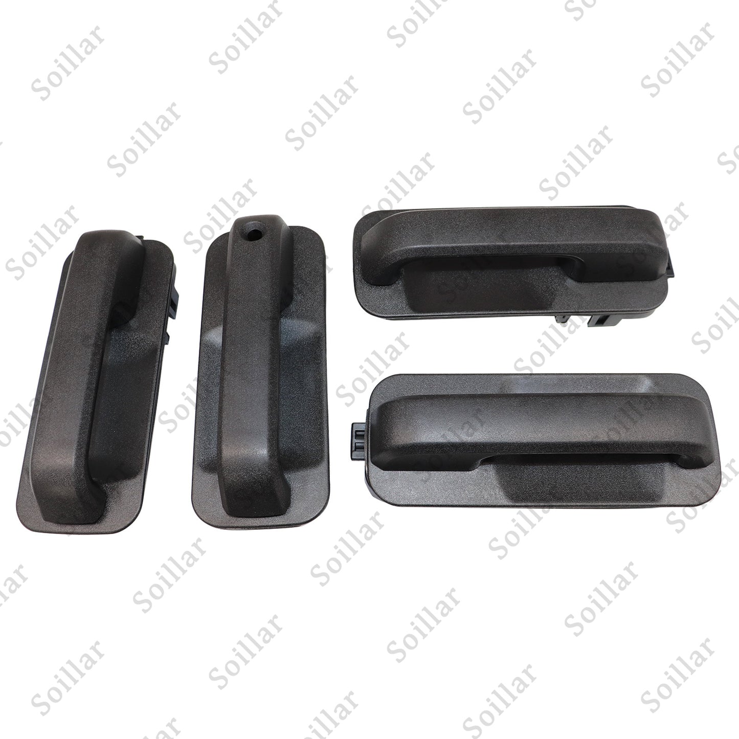 4pcs For Ford F150 2015-2020 Front And Rear Door Black Door Outer Handle
