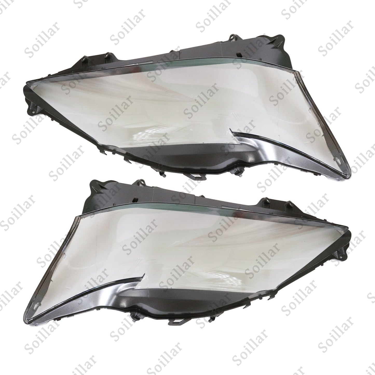 Pair For 2013-2015 Lexus GS350 GS450h Headlight Lens Clear Headlamp Cover LH&RH