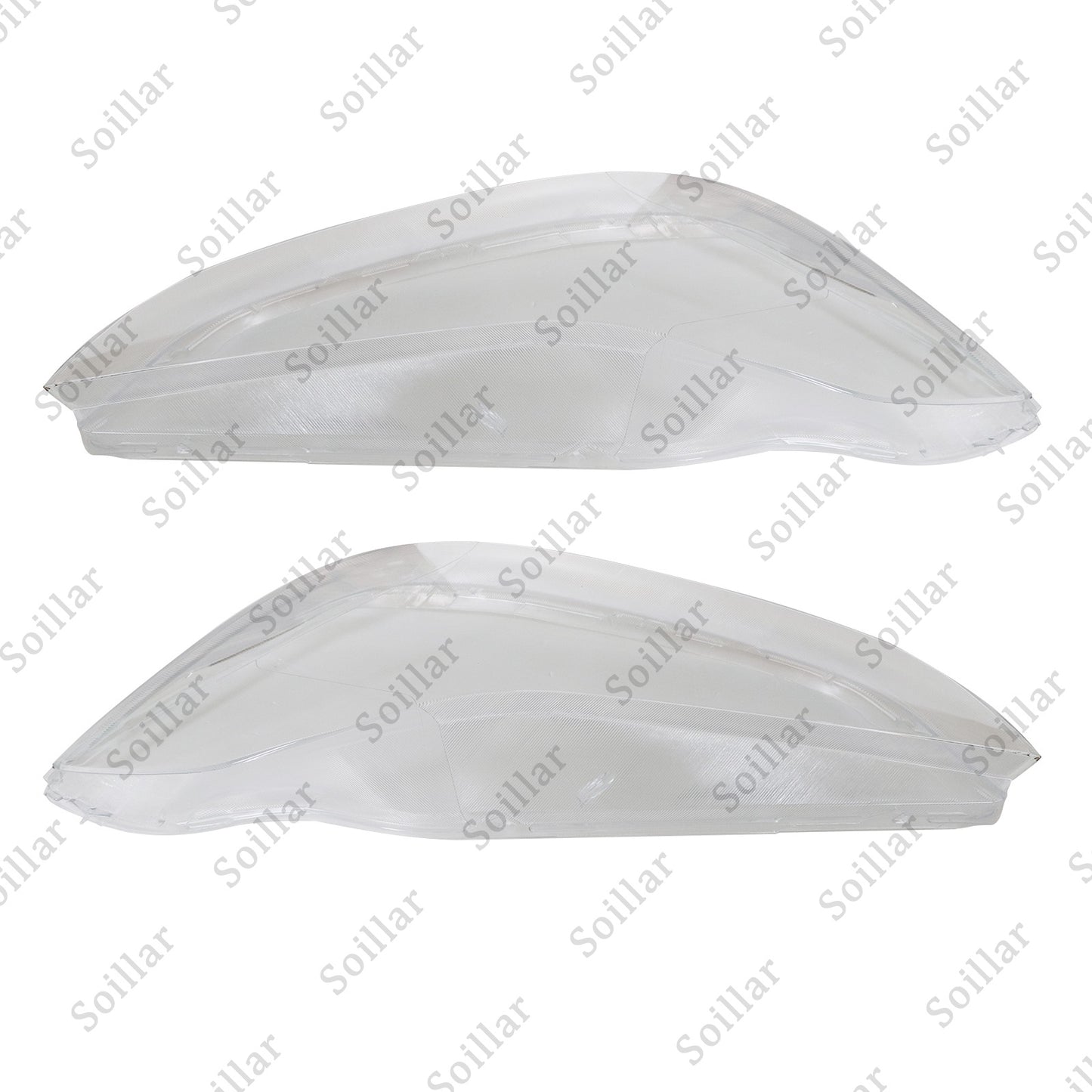 Pair Clear Headlight Lens Cover For Maserati Ghibli 4-Door 2014-2018 2019-2022