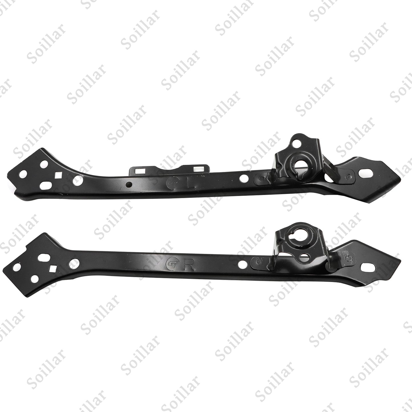 Radiator Support For 16-19 Chevrolet Cruze Driver and Passenger Side Upper 2PCS