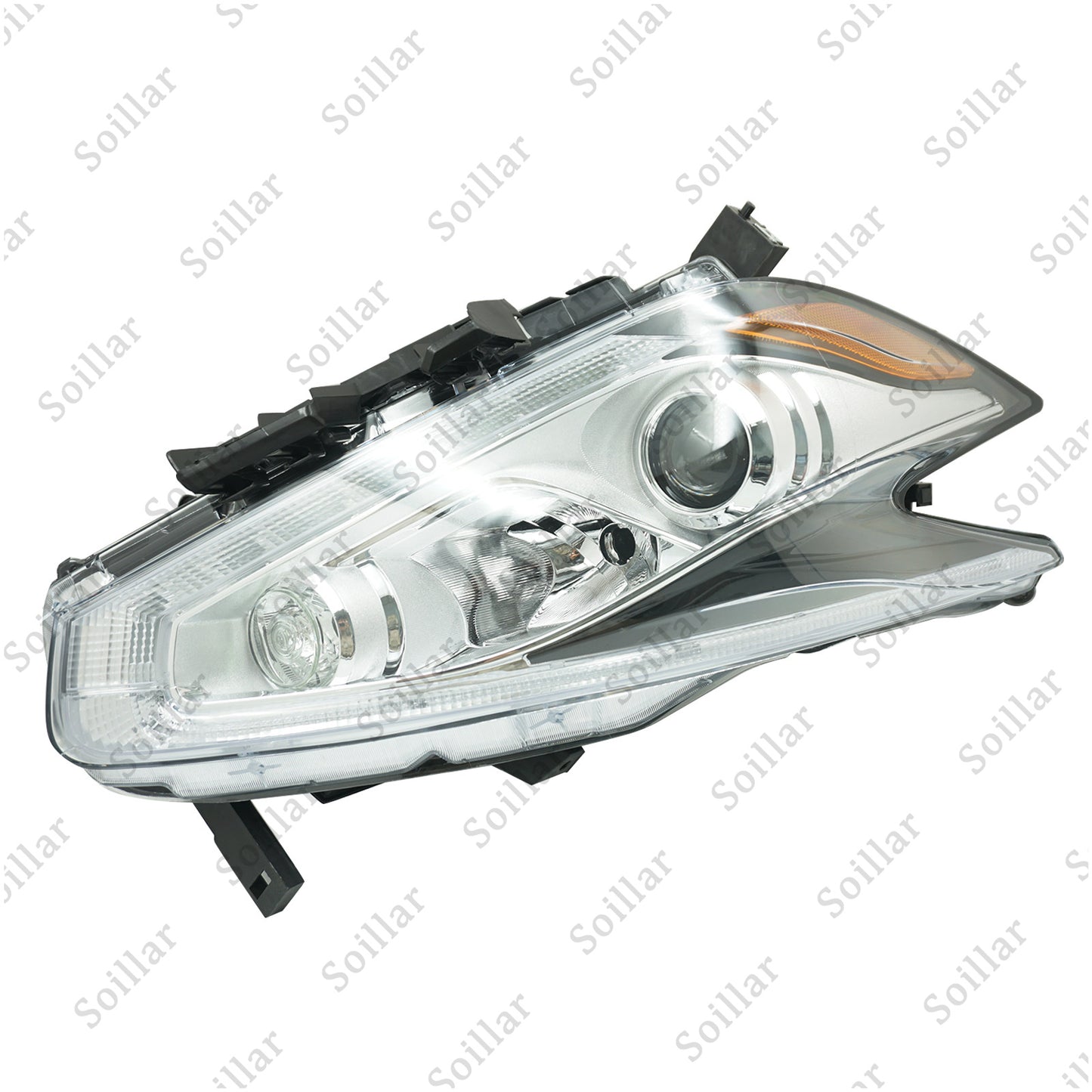 For 2015-2018 Nissan Murano Halogen Headlight LED DRL Lamp Right Passenger Side
