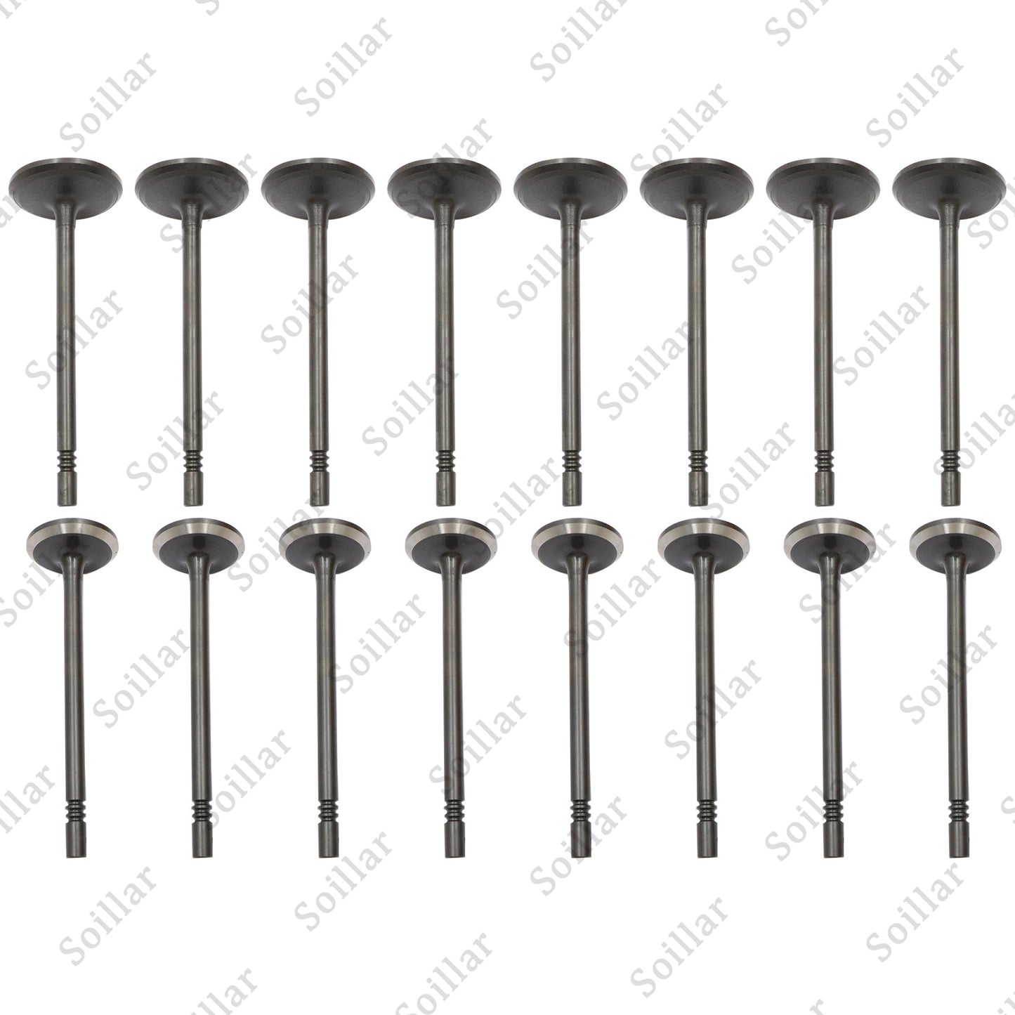 8pcs Intake+8pcs Exhaust Valves Fit 00-14 Ford Mercury Lincoln 4.6 5.4L 16V
