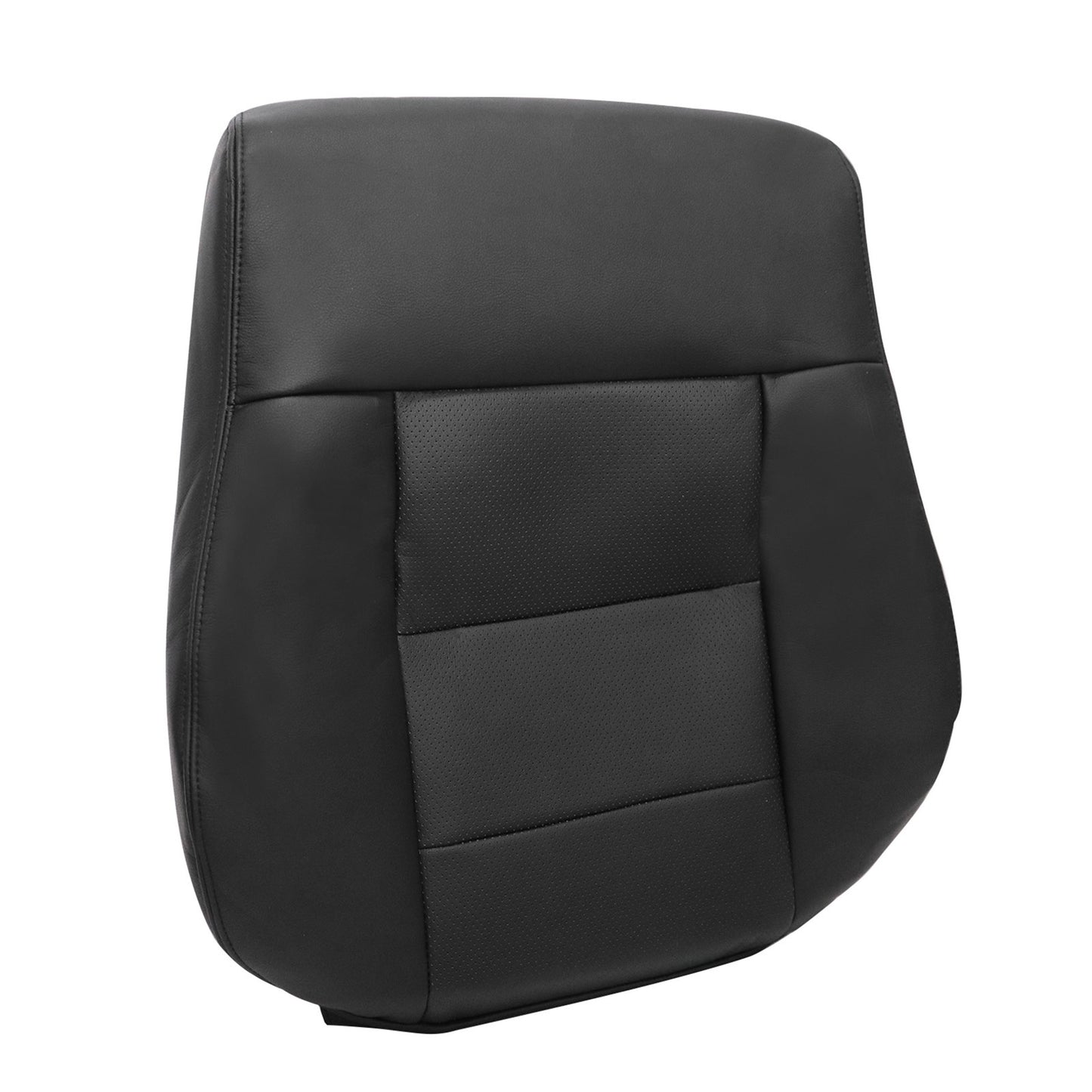 For 2010-2016 Mercedes Benz E-Class E350 E550 E250 Driver & Passenger Bottom & Top Leather Seat Cover Black