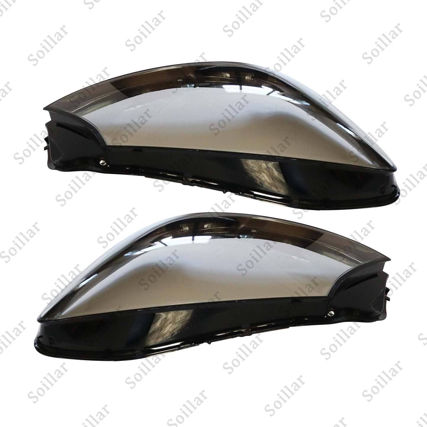 Fit Mercedes-Benz S W222 S450 S63 AMG 2018-20 Pair Headlight Lens Headlamp Cover