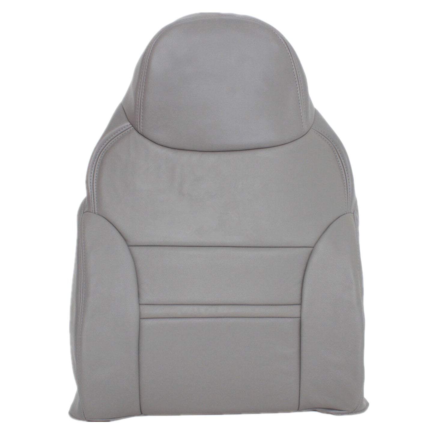 Fits 2000 2001 Ford Excursion Both Driver & Passenger Leather Seat Cover Gray