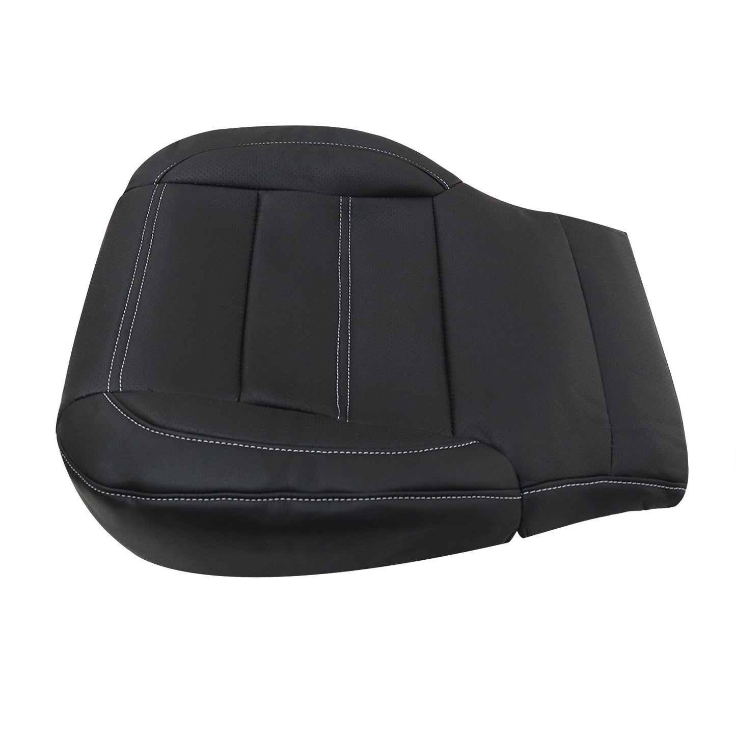 For 2014-2018 GMC Sierra 1500 Denali For 2014-2019 GMC Sierra 1500 Denali Replacement Driver Bottom Leather Seat Cover Black Driver Bottom Perf Leather Seat Cover Black