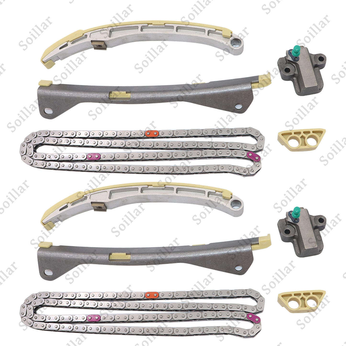 Timing Chain Set For Hyundai Kia Santa Fe Sorento Azera Genes 3.3L 3.8L