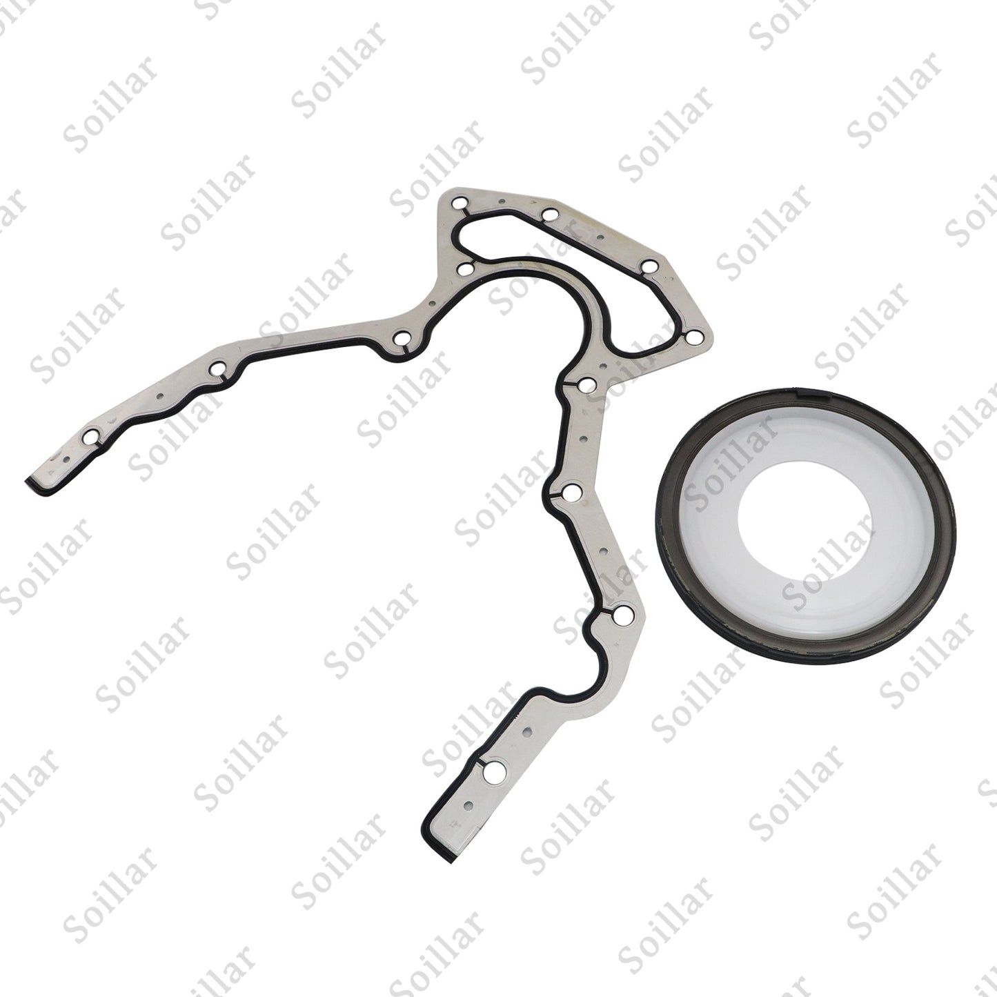 Rear Main Seal Block Cover Gasket Kit For BS40640 JV1657 LS 4.8 5.3 6.0L LS2 LS3