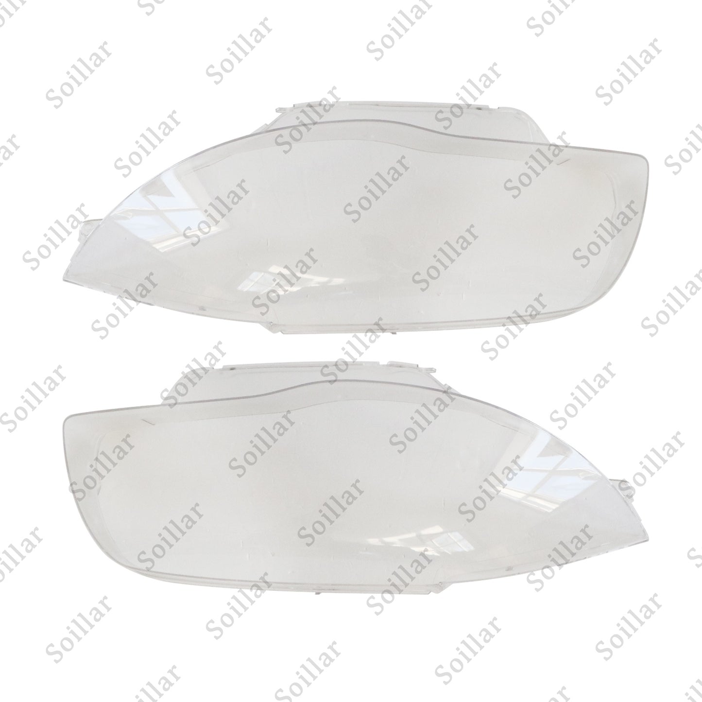 For BMW E81 E82 E87 E88 1-SERIES & 1M 2003-11 Pair Headlight Cover Headlamp Lens