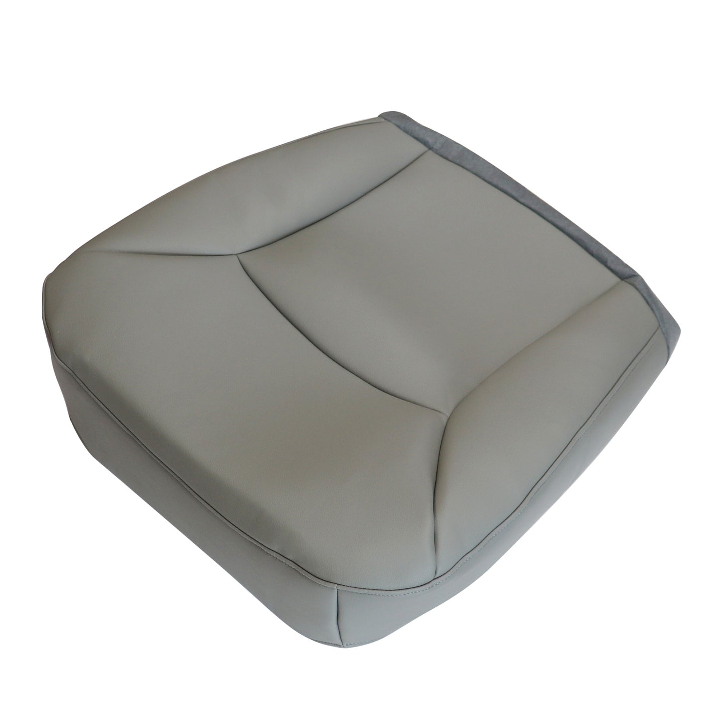 Replacement Driver Side Bottom Leather Seat Cover For Ford E150 E250 E350 Van 2002-2008 Gray