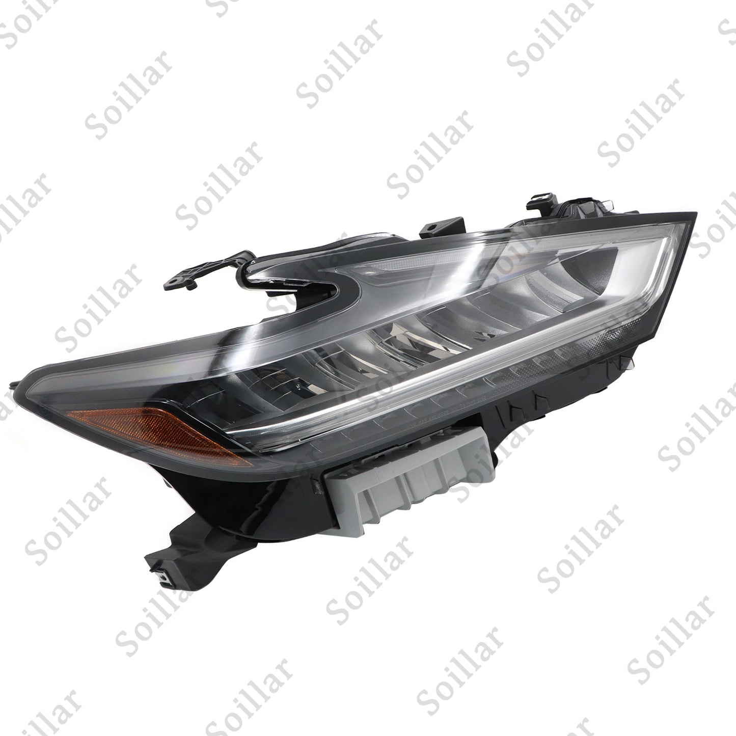 For Nissan Maxima 2019 2020 2021 Headlight LED Housing Chrome Passenger RH Side