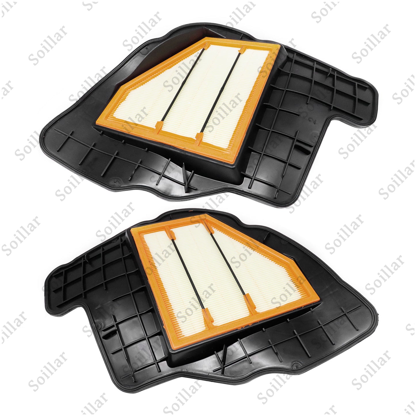 Engine Air Filter Pair For BMW 550i 650i 750i 750Li X5 X6 4.4L Left & Right