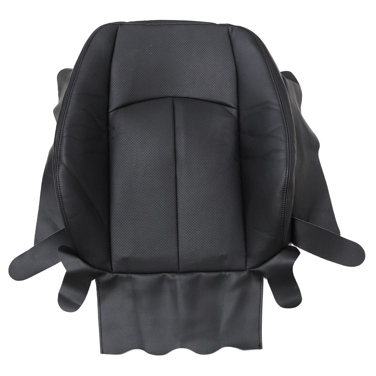 For 2003-2009 Mercedes Benz E63 E280 E300 E320 E350 E500 E550 Driver Bottom & Top PERFORATED Leather Seat Cover Black