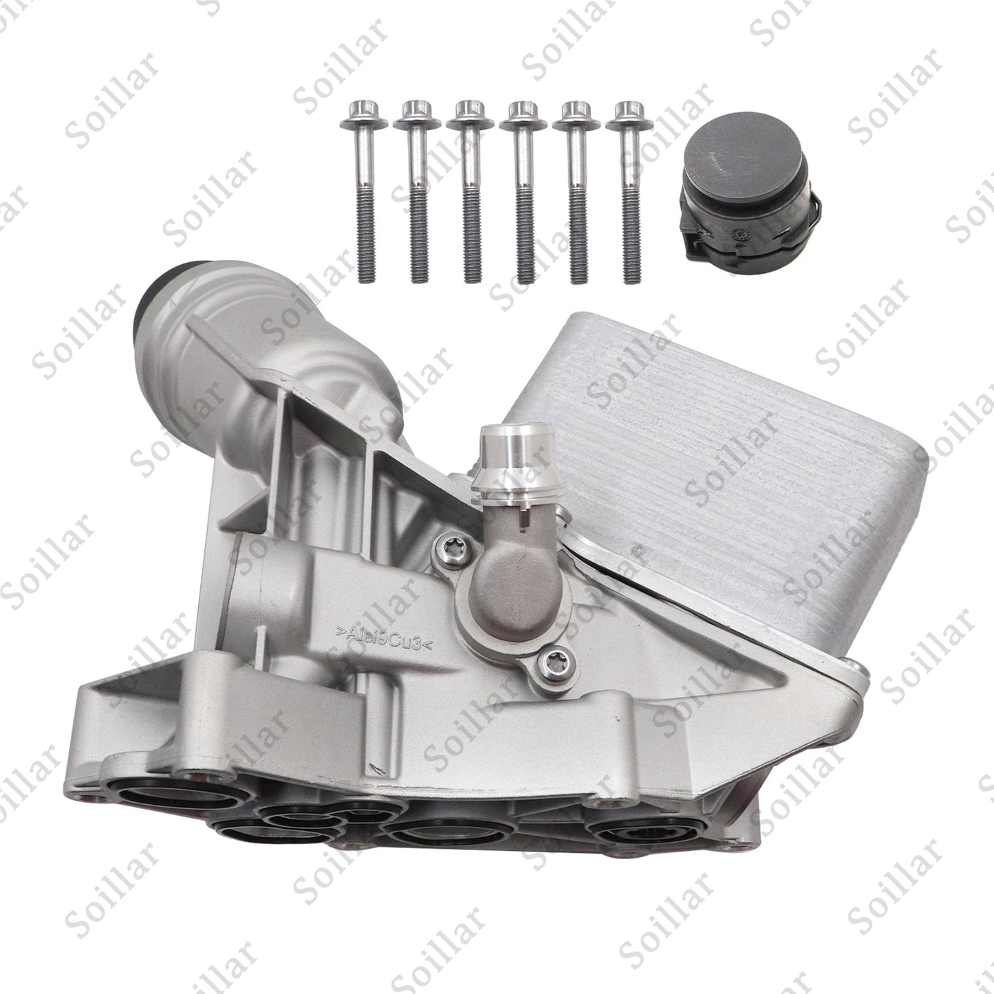 Aluminum Oil Cooler Filter Housing for BMW B58 340i 440i 540i 740i xDrive 3.0L