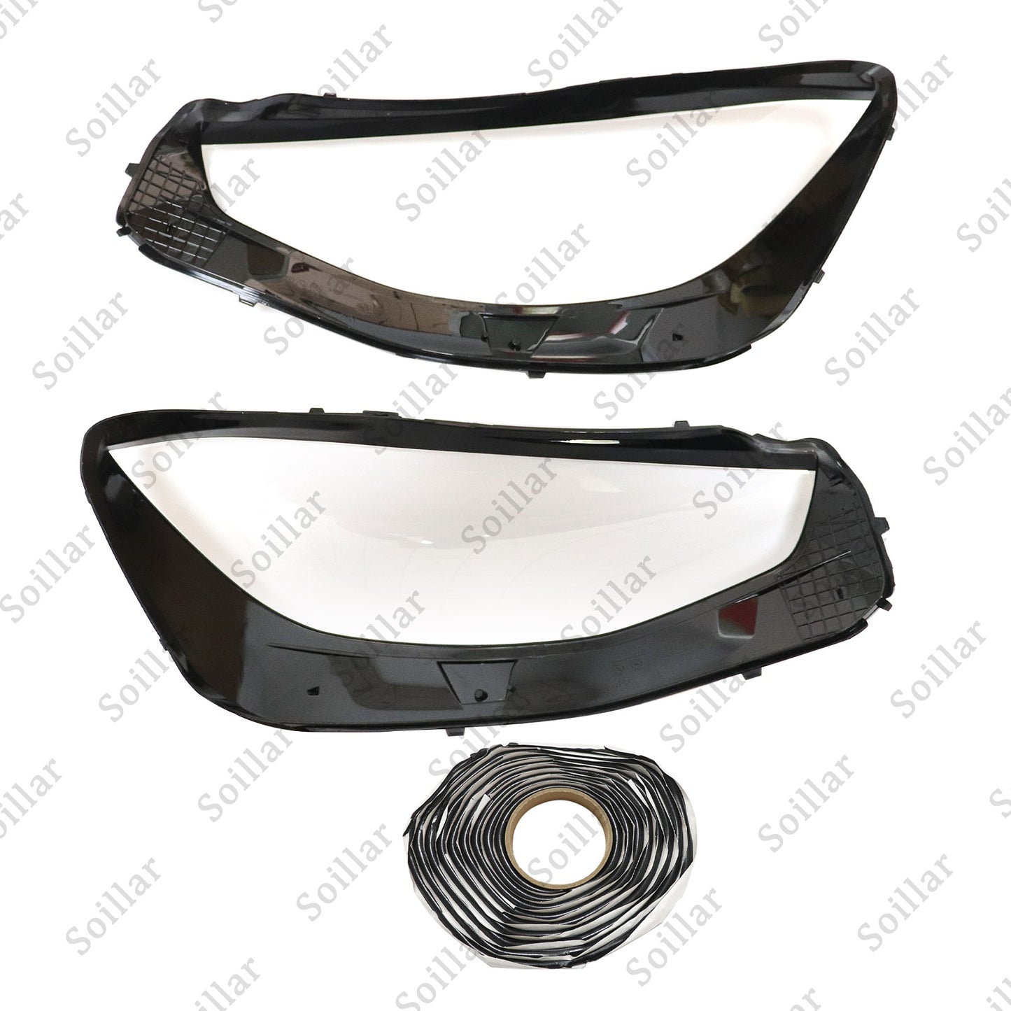 Headlight Headlamp Lens Cover+Sealant Glue For Mercedes-Benz S-Class W223 2020+