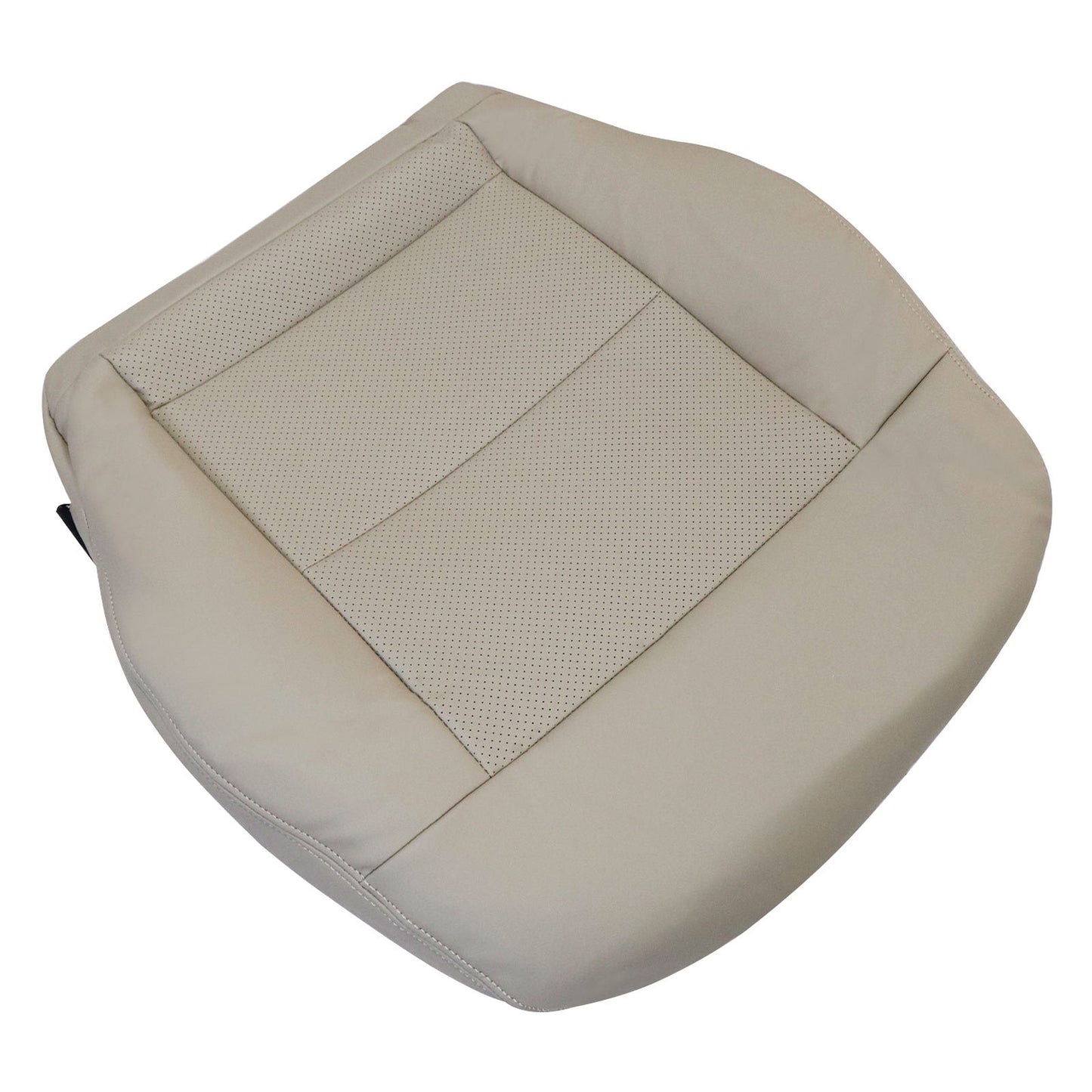 For 2010-2016 Mercedes Benz E200 E250 E300 E350 Driver & Passenger Bottom & Top PERFORATED Leather Seat Cover Tan