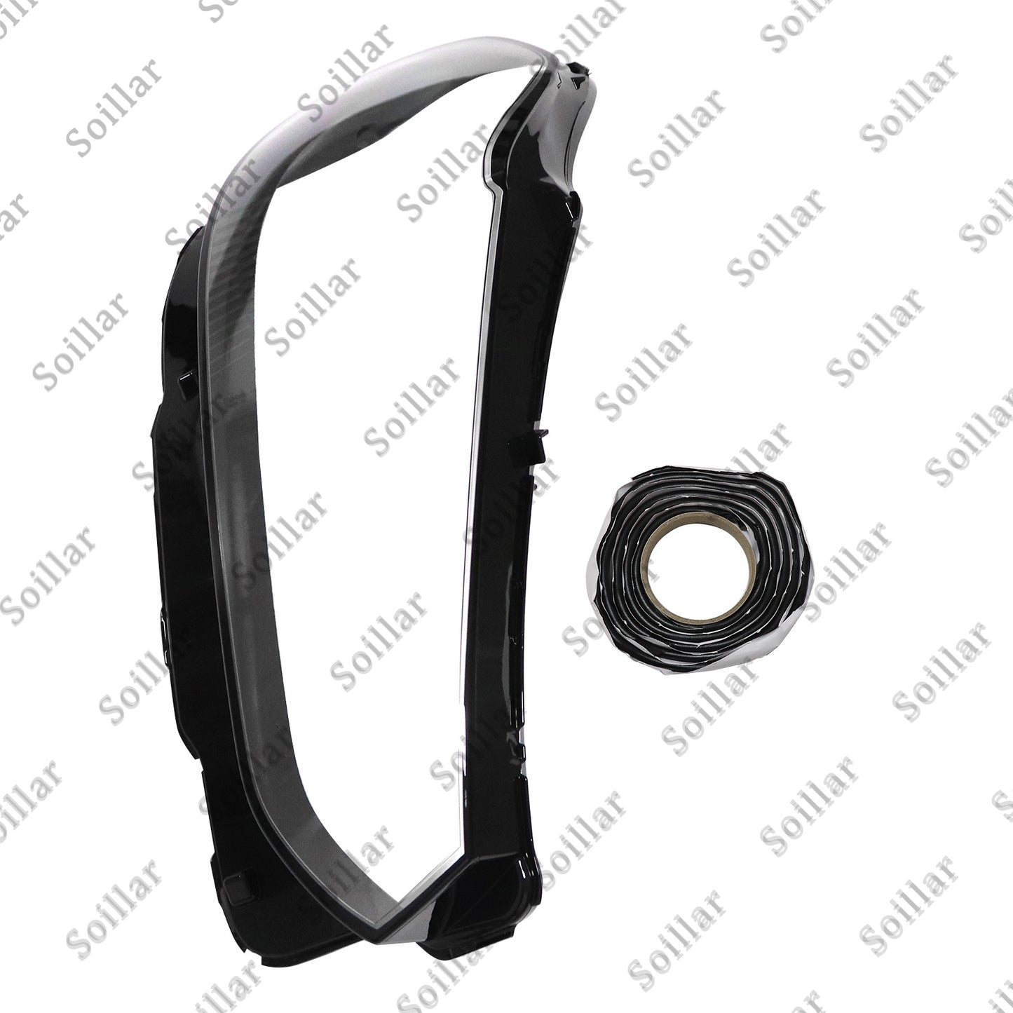 For BMW X3 X4 2022-2024 Right Side Front Headlight Lens Clear Cover+Sealant 1Pcs