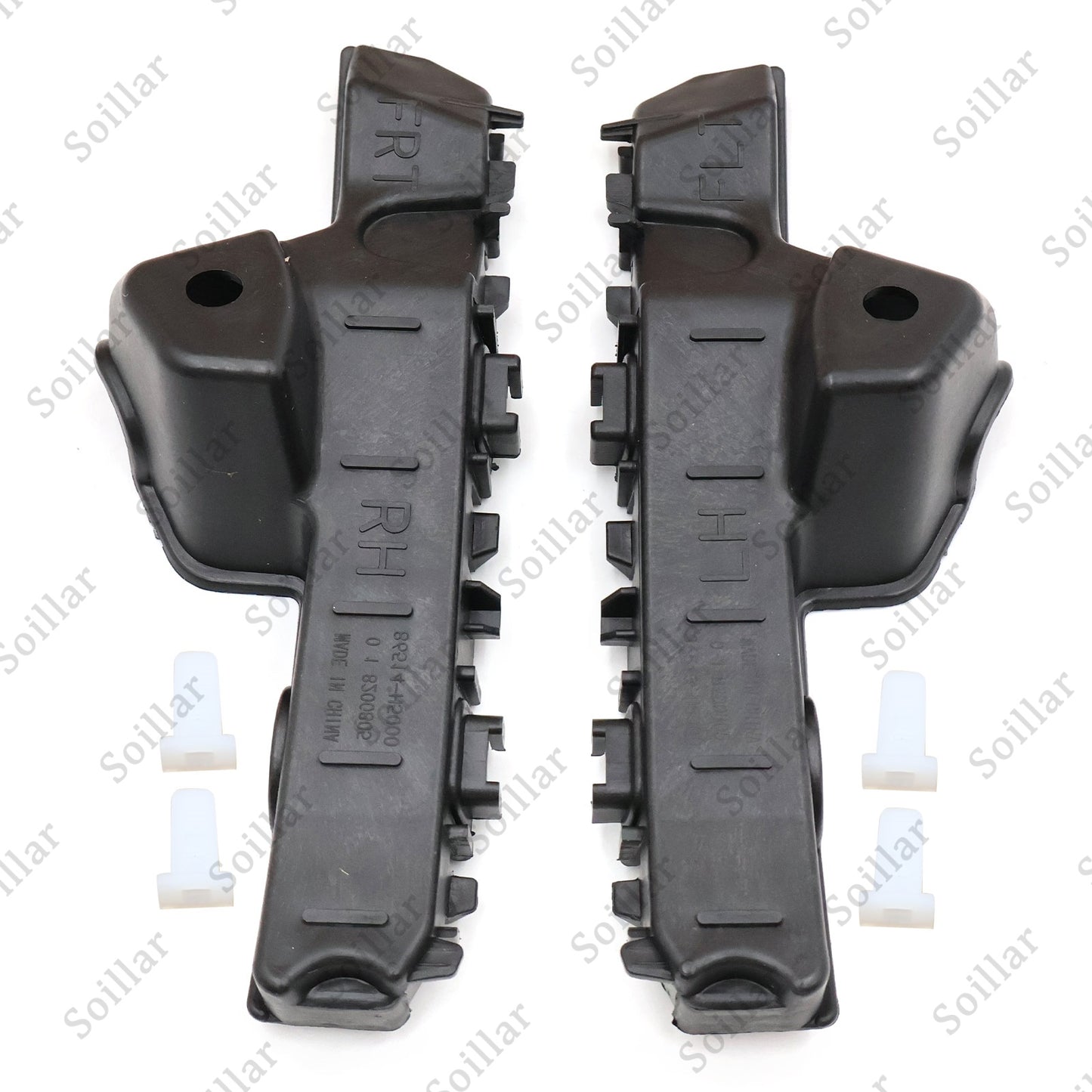 FRONT Bumper Bracket Retainer Upper Right + Left fits Hyundai Accent 2018-2022