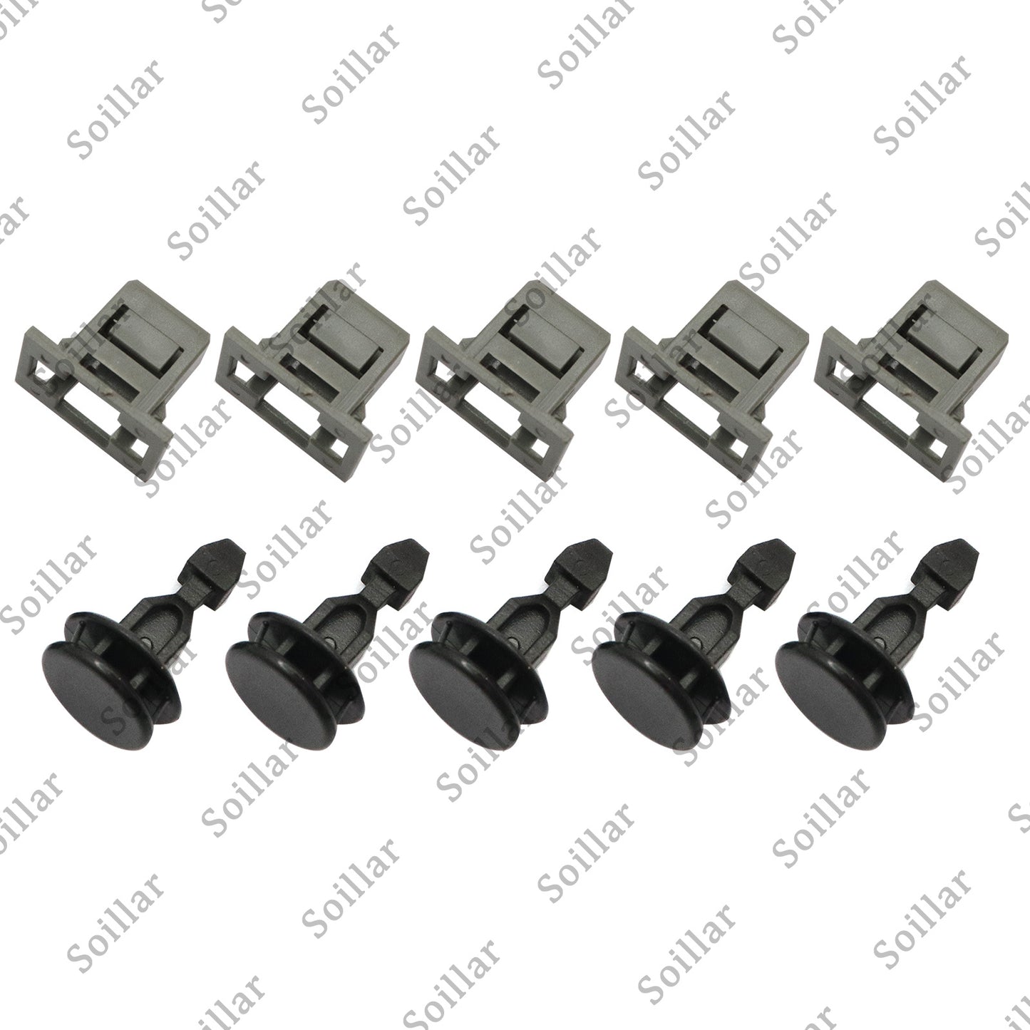 5 Sets Car Striker Engine Bulkhead Cover Retainer Clips For 18-24 Honda Odyssey