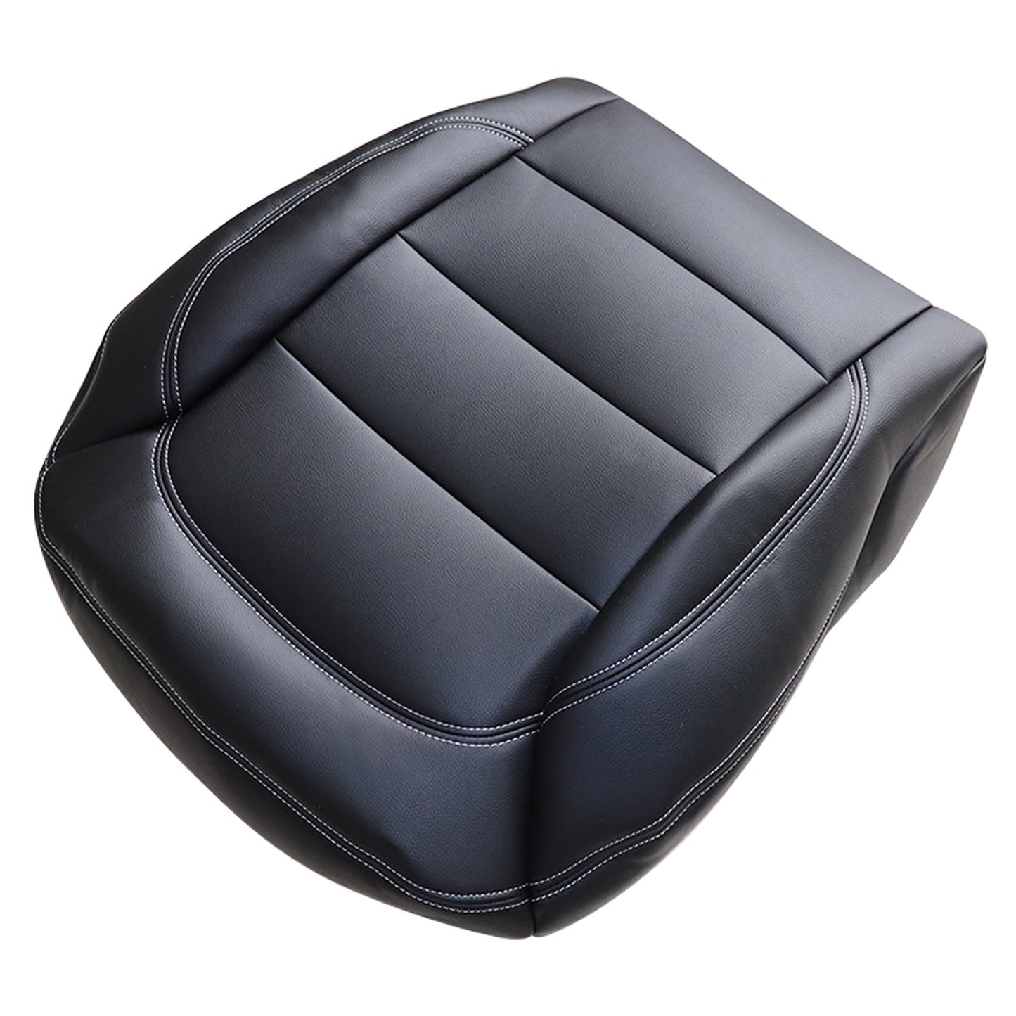 For 2012-2015 Mercedes Benz ML250 ML350 ML400 Driver & Passenger Bottom Leather Seat Cover Black