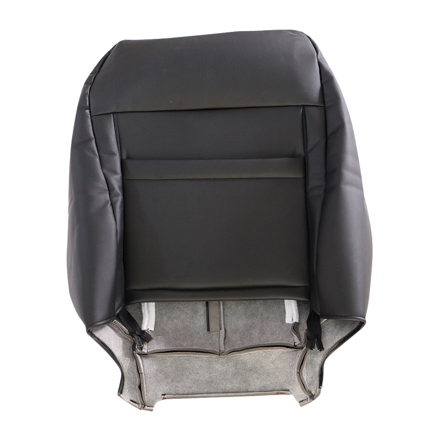 For 2007-2014 Ford Expedition Limited Front Driver & Passenger Bottom & Top Leather Seat Cover Black