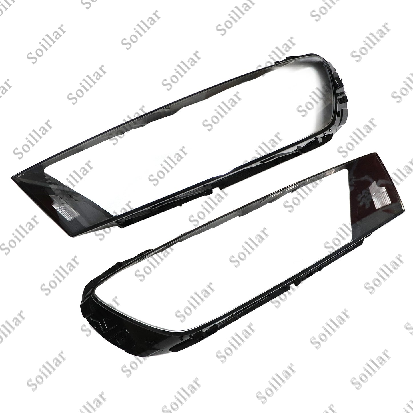 Left Right Headlamp Cover Headlight Shell Lens For Audi Q7 2017-2019