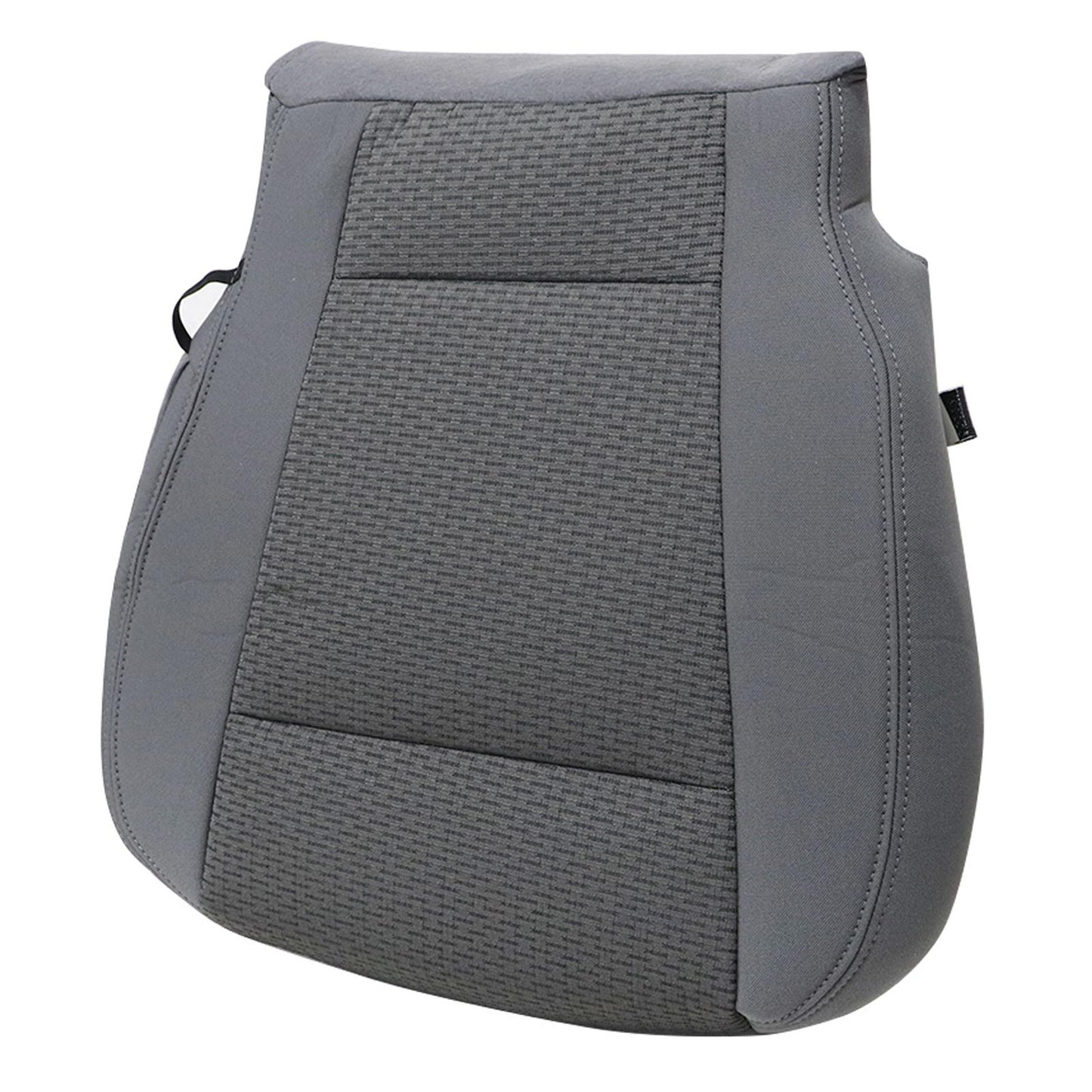 For 2017-2021 Ford F250 F350 F450 F550 Front Driver & Passenger Bottom & Top Cloth Seat Cover Gray