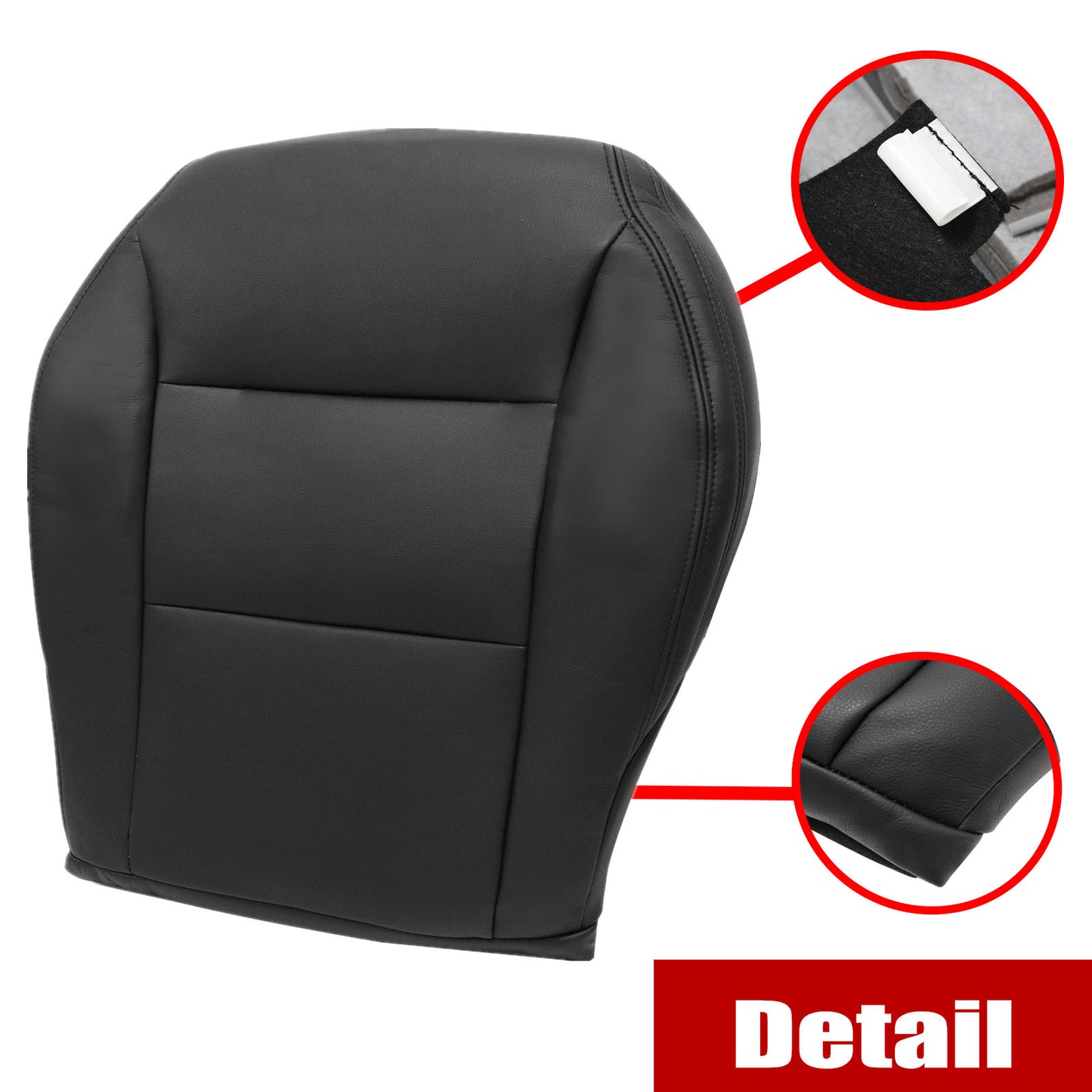 For 2014 2015 Mercedes Benz CLA250 Front Driver & Passenger Bottom & Top Leather Seat Cover Tan