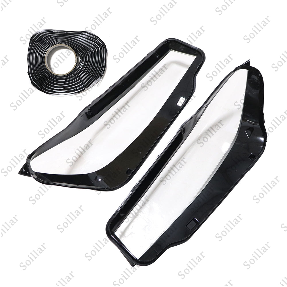 Headlight Pair Headlamp Lens Cover For Infiniti Q50 2014-2021 Front Left Right