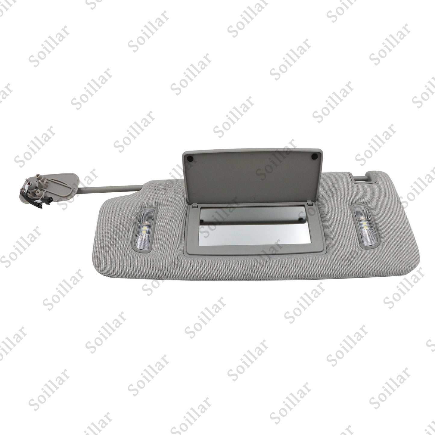 1X For Cadillac Chevrolet GMC 2015-19 Gray Left Driver Side Sun Visor W/ Light
