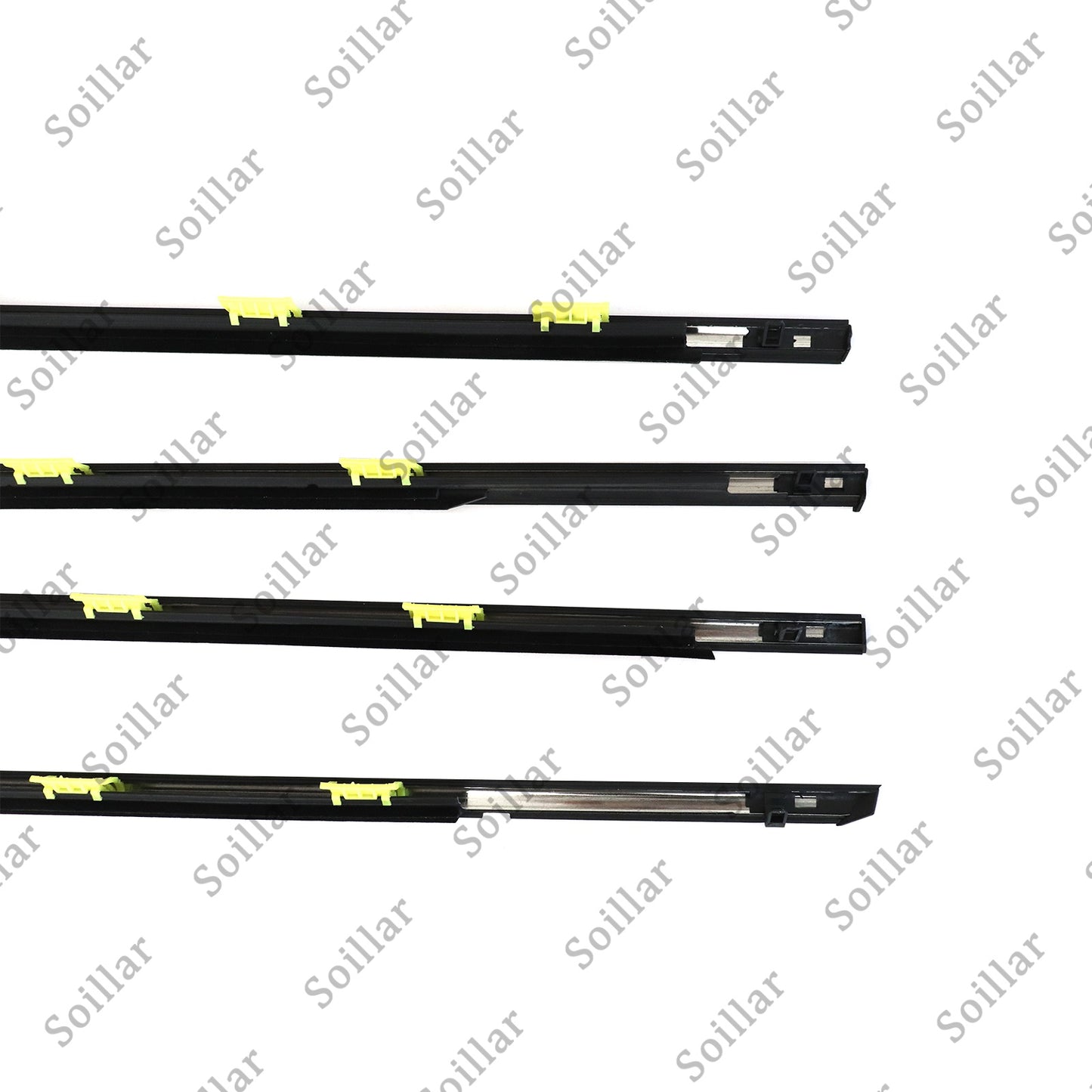NEW DOOR BELT WEATHER STRIP MOLDING SEAL SET For Honda Civic 4 DOOR 1996~2000